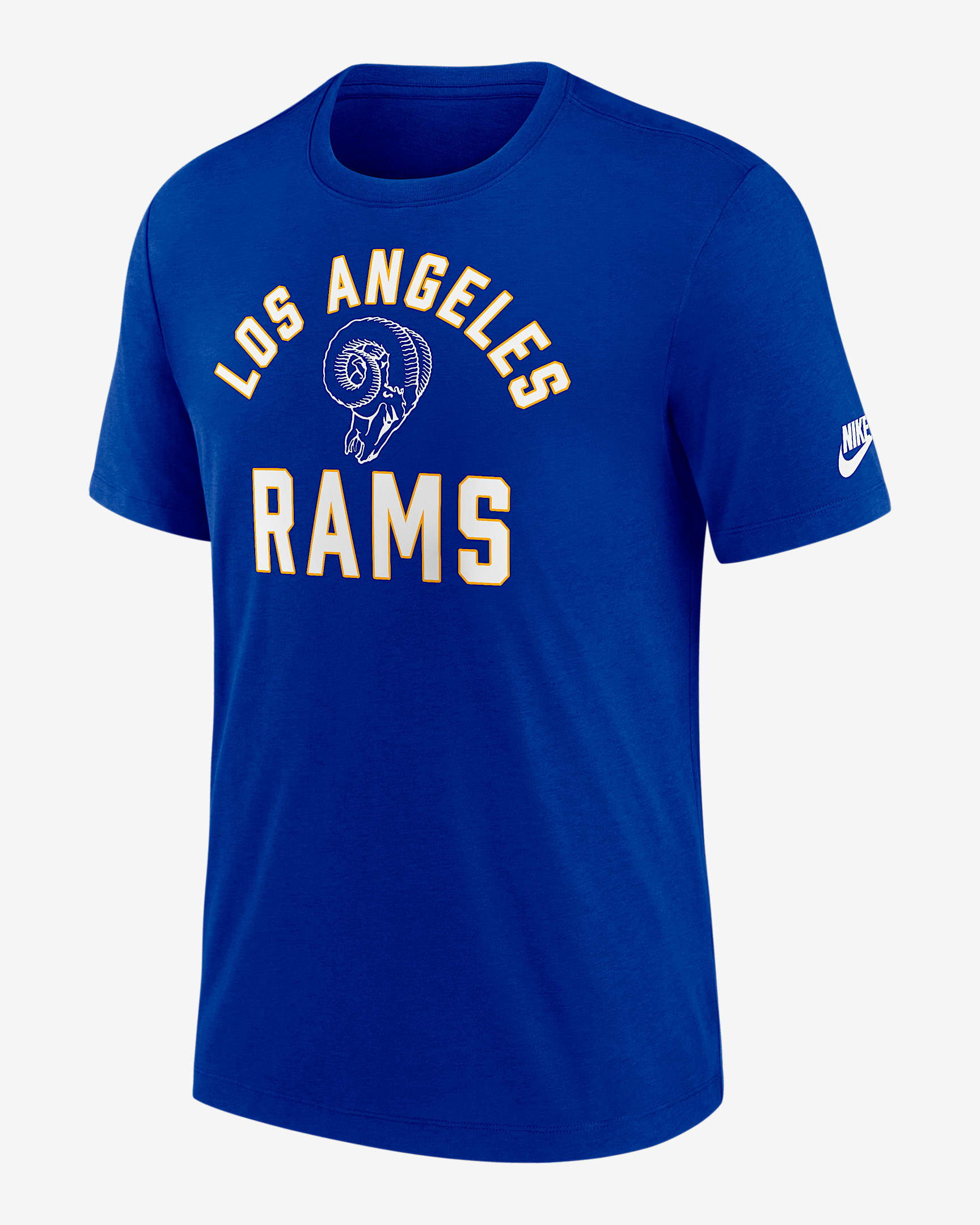 Los Angeles Rams Favorable Timeline Men's Nike NFL T-Shirt - Old Royal