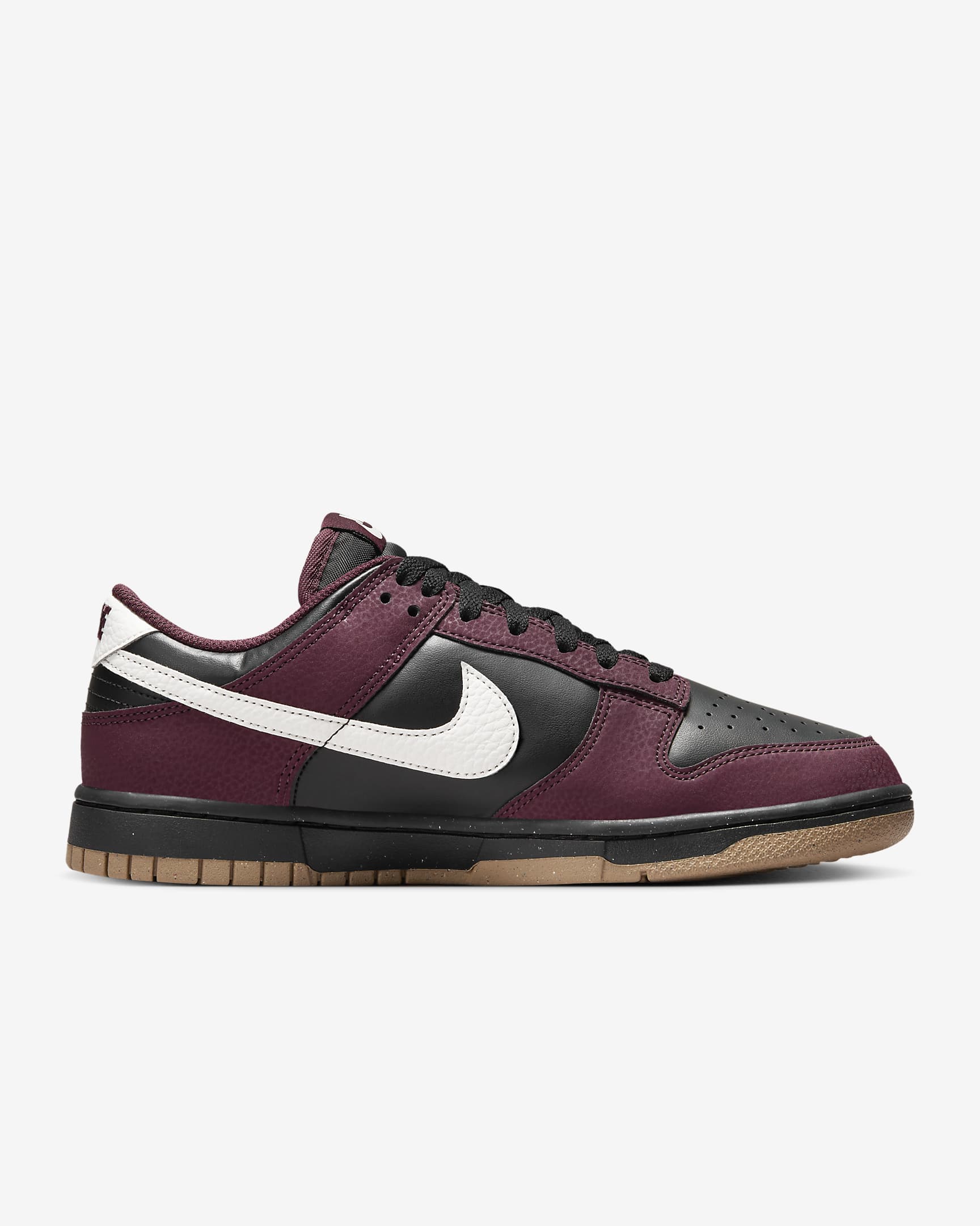 Tenis para mujer Nike Dunk Low Next Nature - Burdeos enérgico/Negro/Caqui/Fantasma