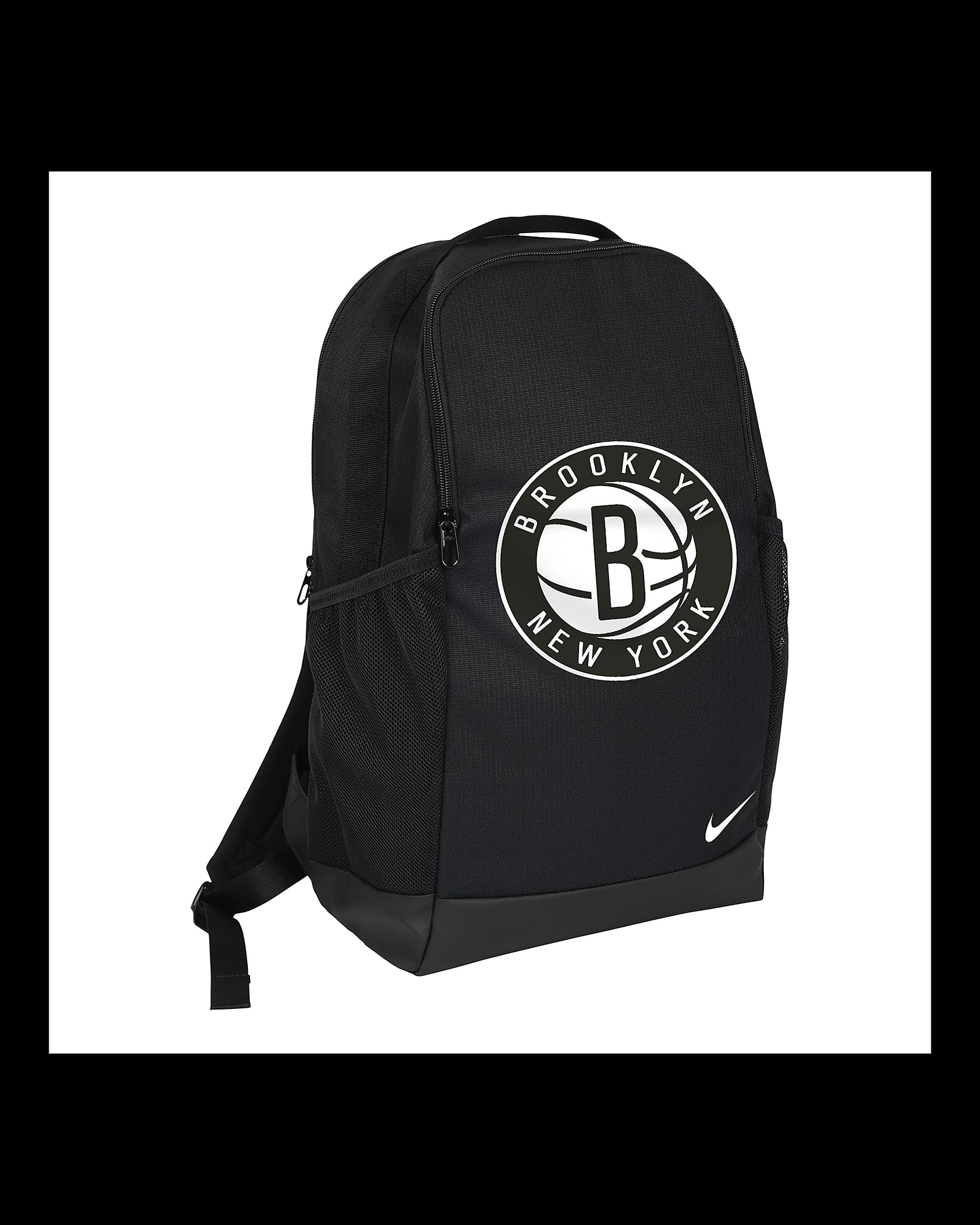 Brooklyn Nets Brasilia Nike NBA Backpack (24L) - Black