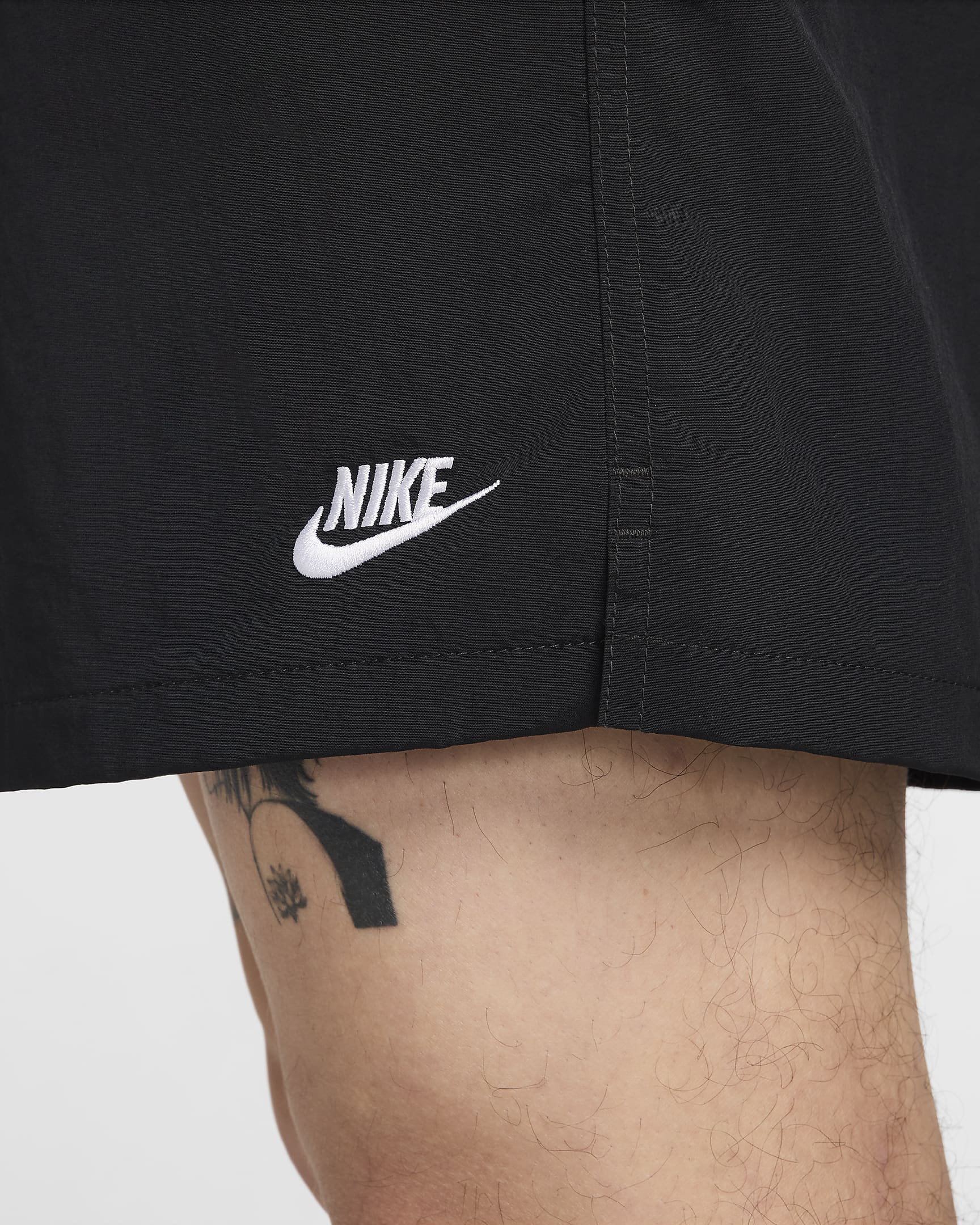 Nike Club Fleece Men's Flow Shorts - Black/White