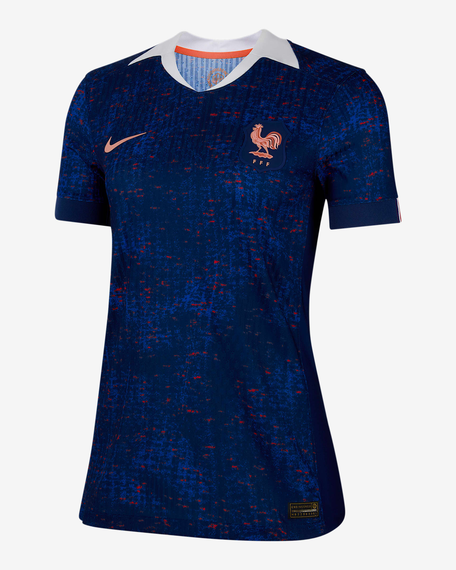 Maglia da calcio autentica Nike Dri-FIT ADV FFF 2025 Match (squadra femminile) da donna – Home - Blue Void/Light Madder Root