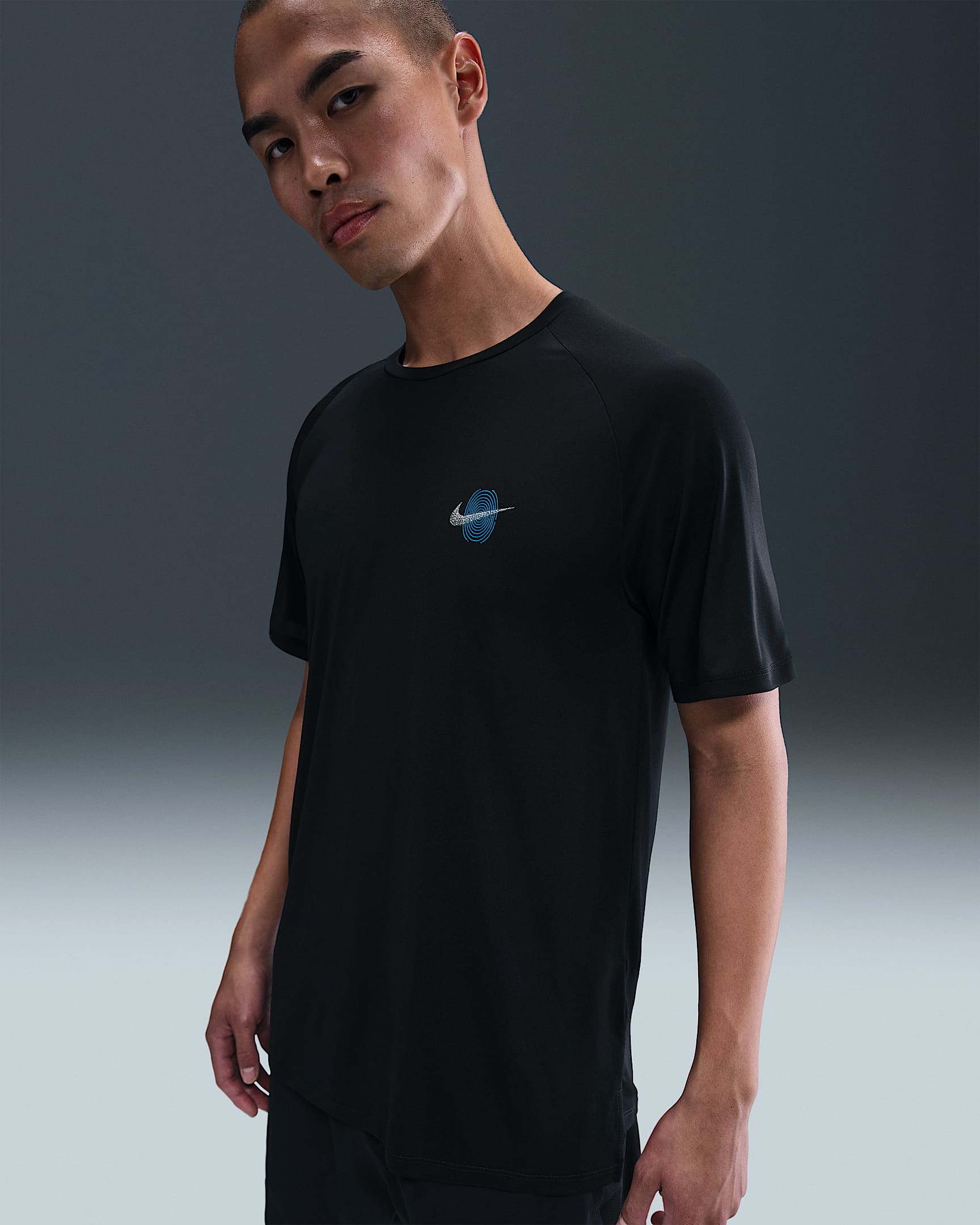 ナイキ ストライド メンズ Dri-FIT ADV ショートスリーブ ランニングトップ - ブラック