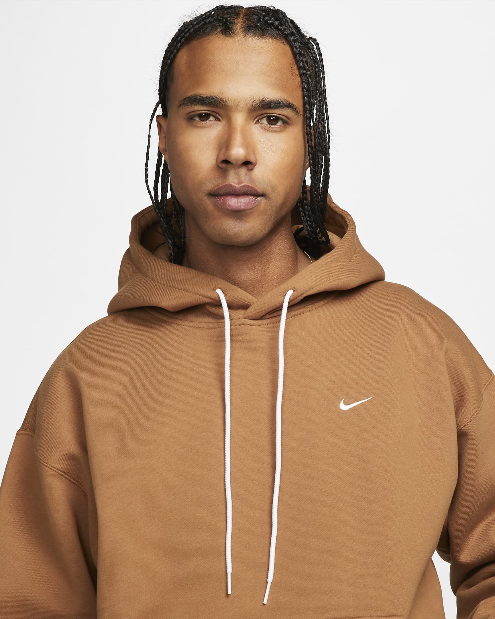 Nike Solo Swoosh Mens Fleece Hoodie Nike Dk