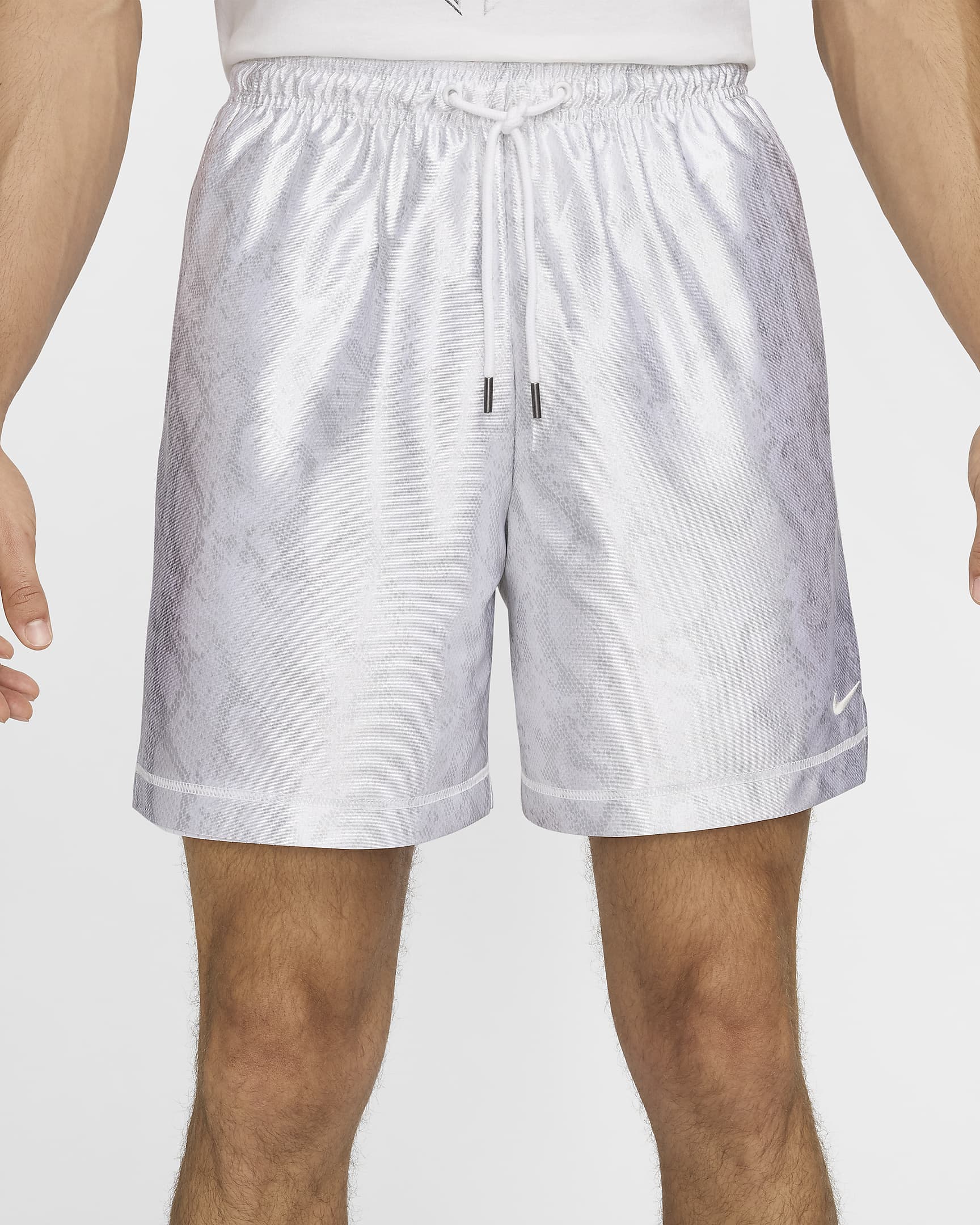 Shorts da basket reversibili da 15 cm Nike Dri-FIT Standard Issue KB – Uomo - Bianco/Bianco/Summit White