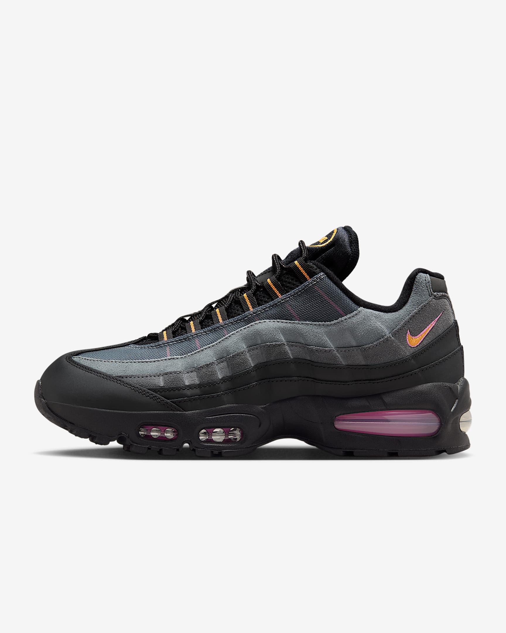 Nike Air Max 95 Erkek Ayakkabısı - Siyah/Anthracite/Playful Pink/Sundial