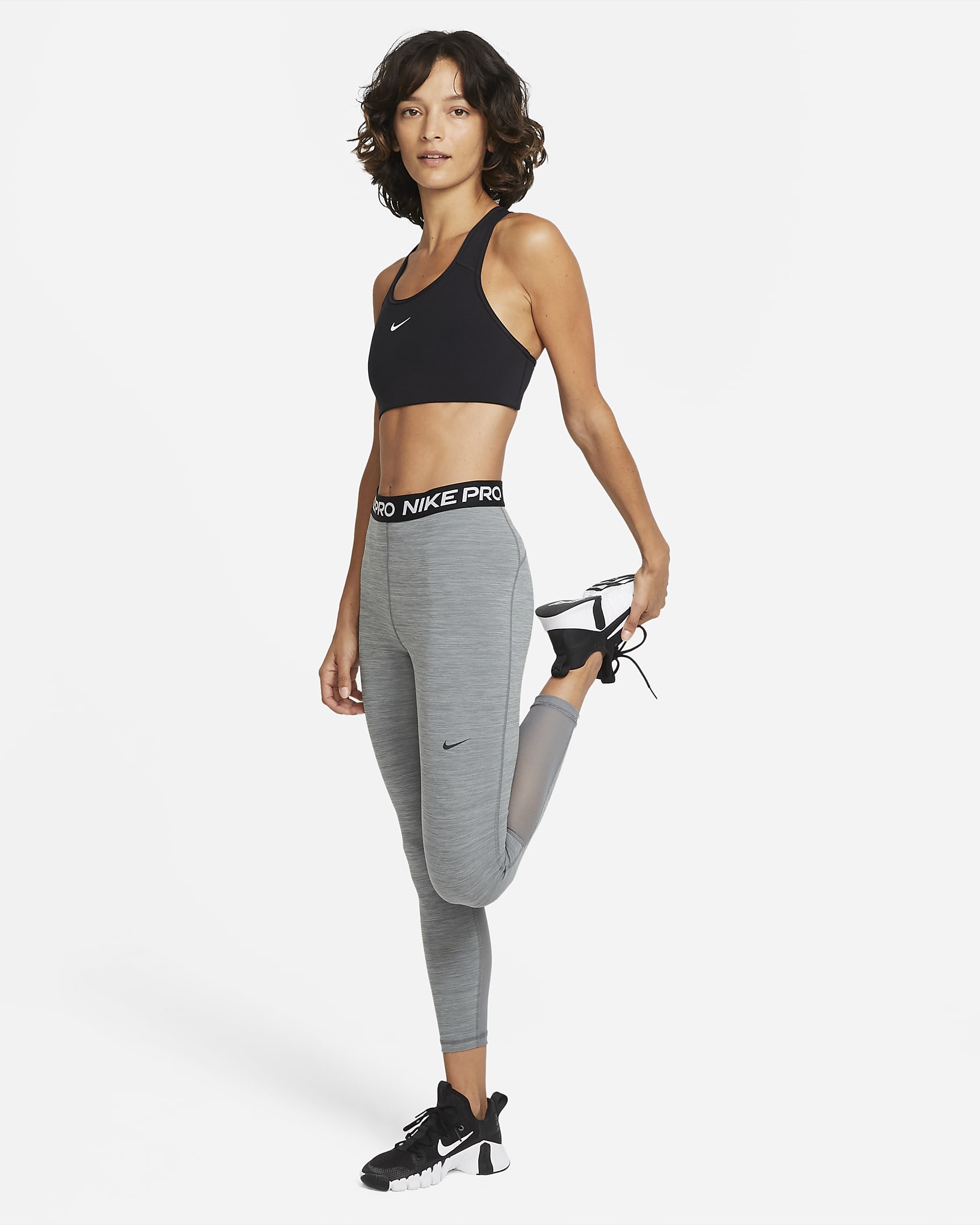Nike Pro 365 Women's HighWaisted 7/8 Mesh Panel Leggings. Nike CA