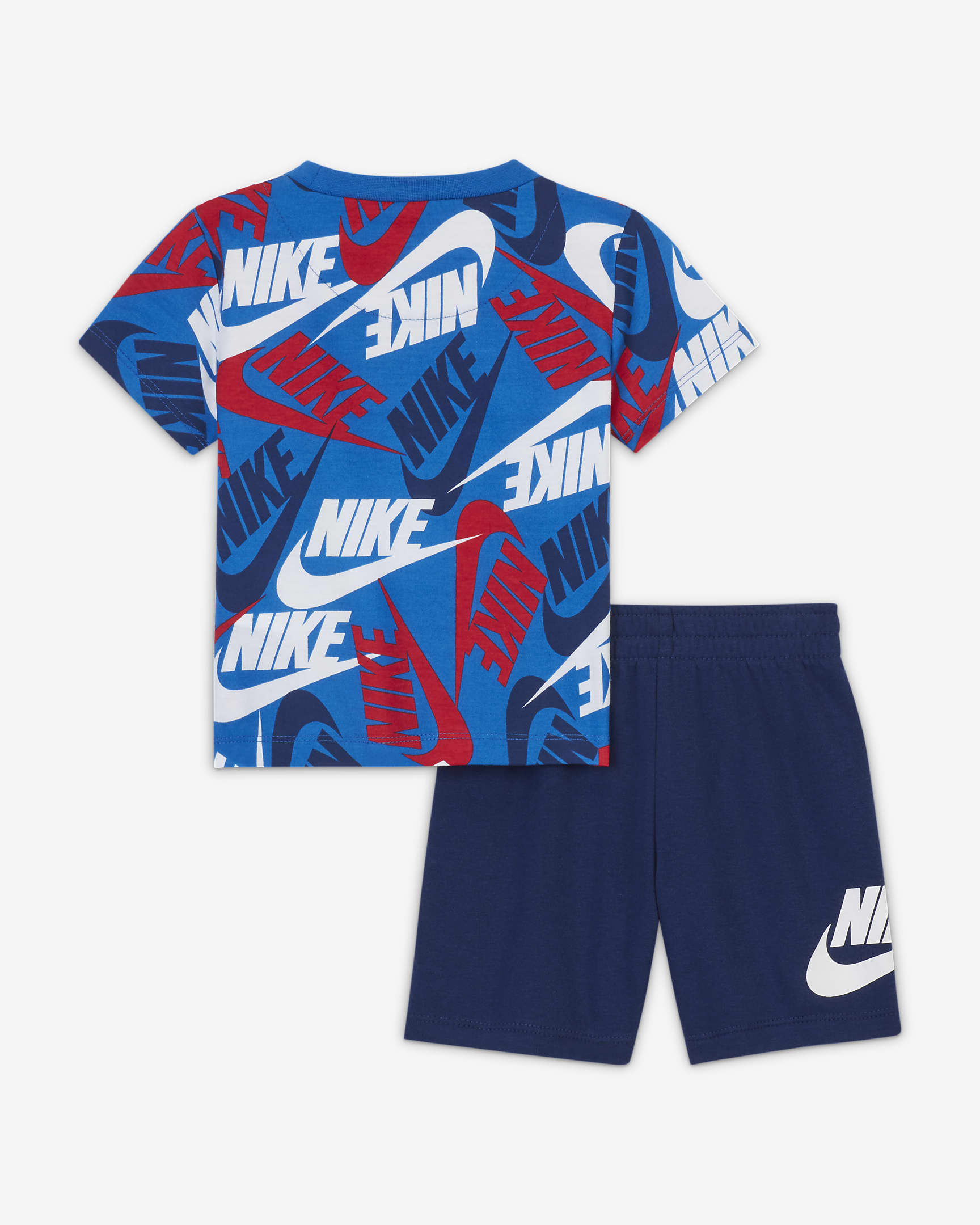 Nike Futura Toss Baby (12-24M) Shorts Set - Blue Void/Blue Void