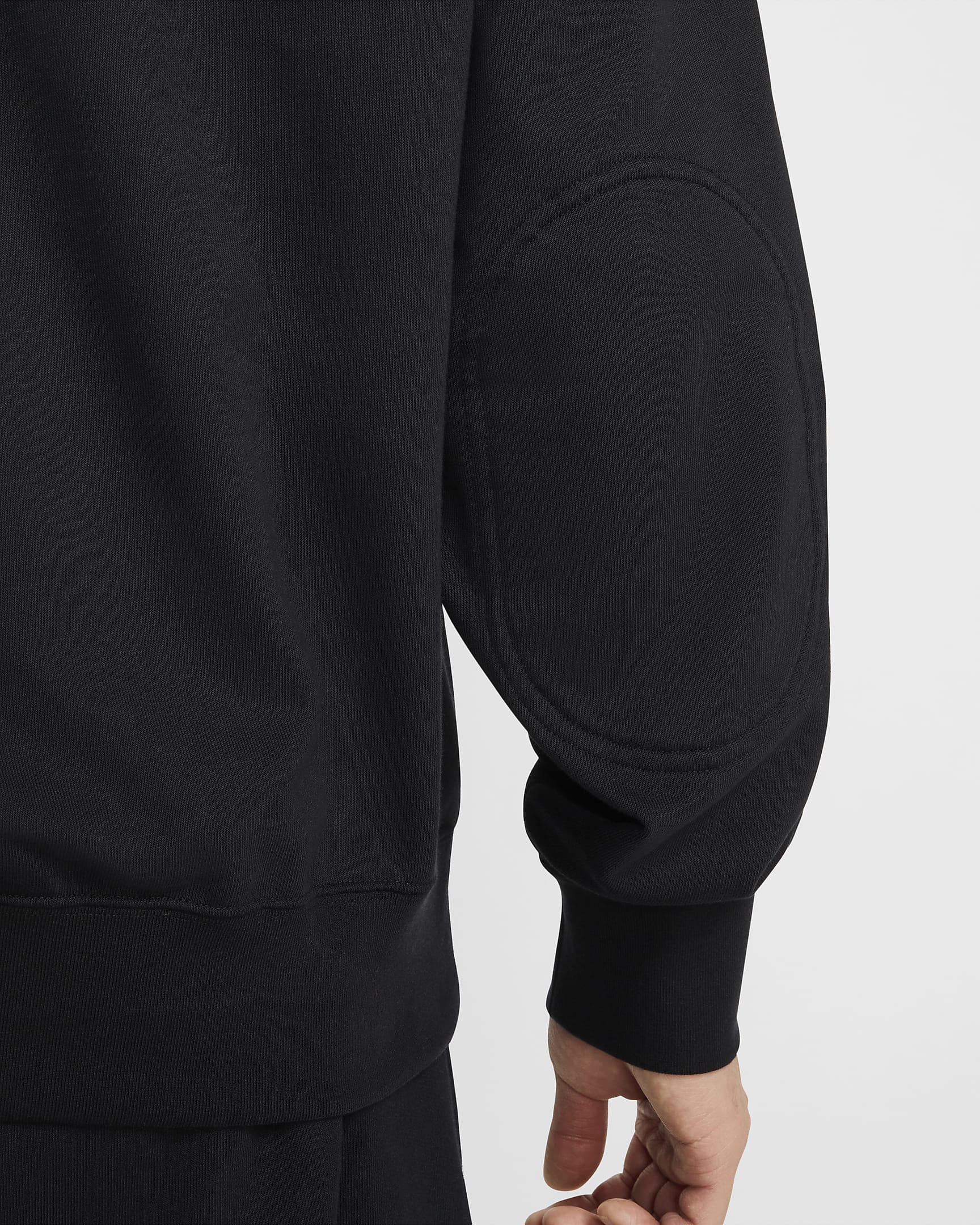 Korea Solo Men's Nike Dri-FIT ADV Breaking Crew-Neck Sweatshirt - Black/White