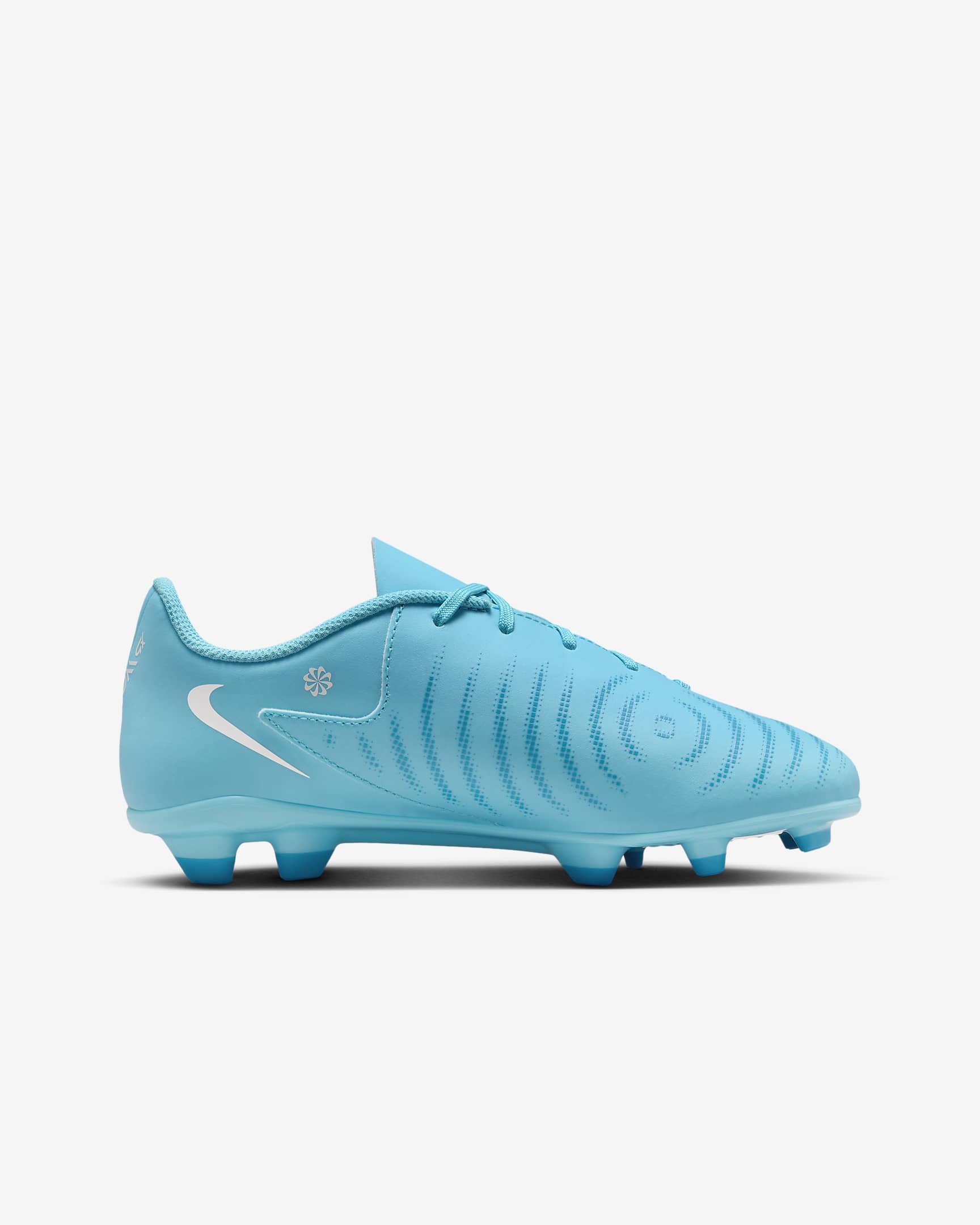 Nike Jr. Phantom GX 2 Club MG alacsony szárú, stoplis futballcipő gyerekeknek/nagyobb gyerekeknek - Blue Fury/Fehér