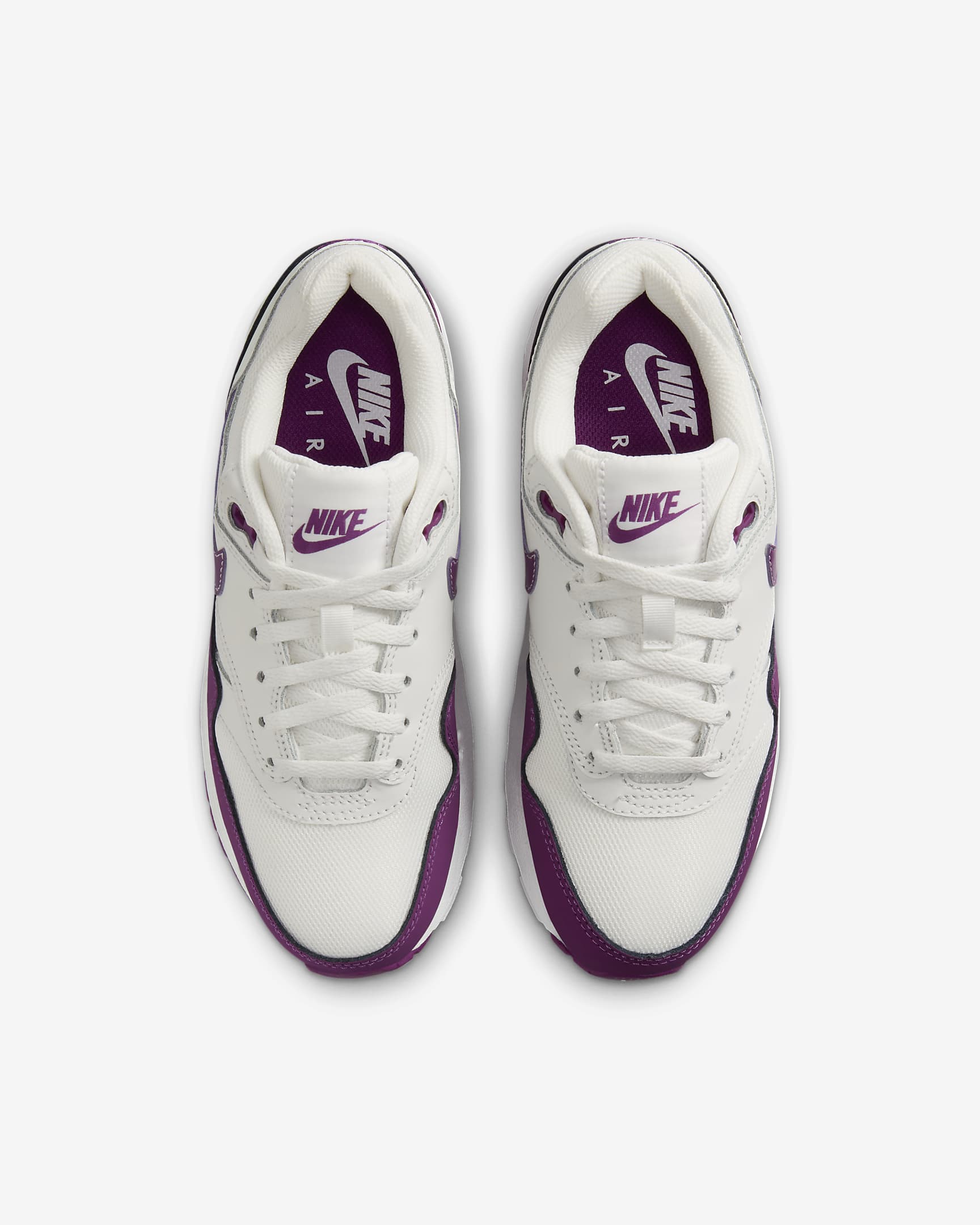 Chaussure Air Max 1pour ado - Summit White/Blanc/Viotech