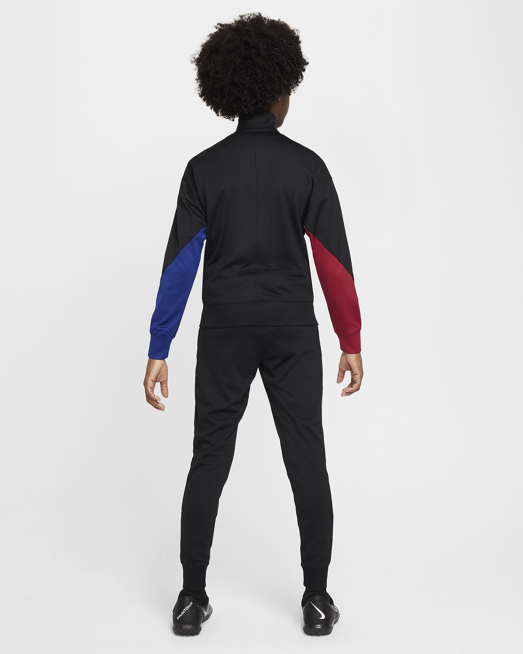 Survêtement de foot en maille Nike Dri-FIT FC Barcelona Strike pour ado - Noir/Noble Red/Deep Royal Blue/Light Orewood Brown