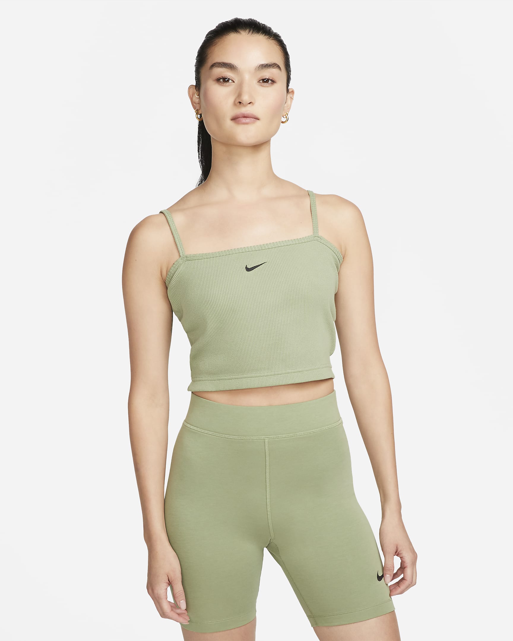 Nike Sportswear Essential Women's Ribbed Crop Top. Nike VN