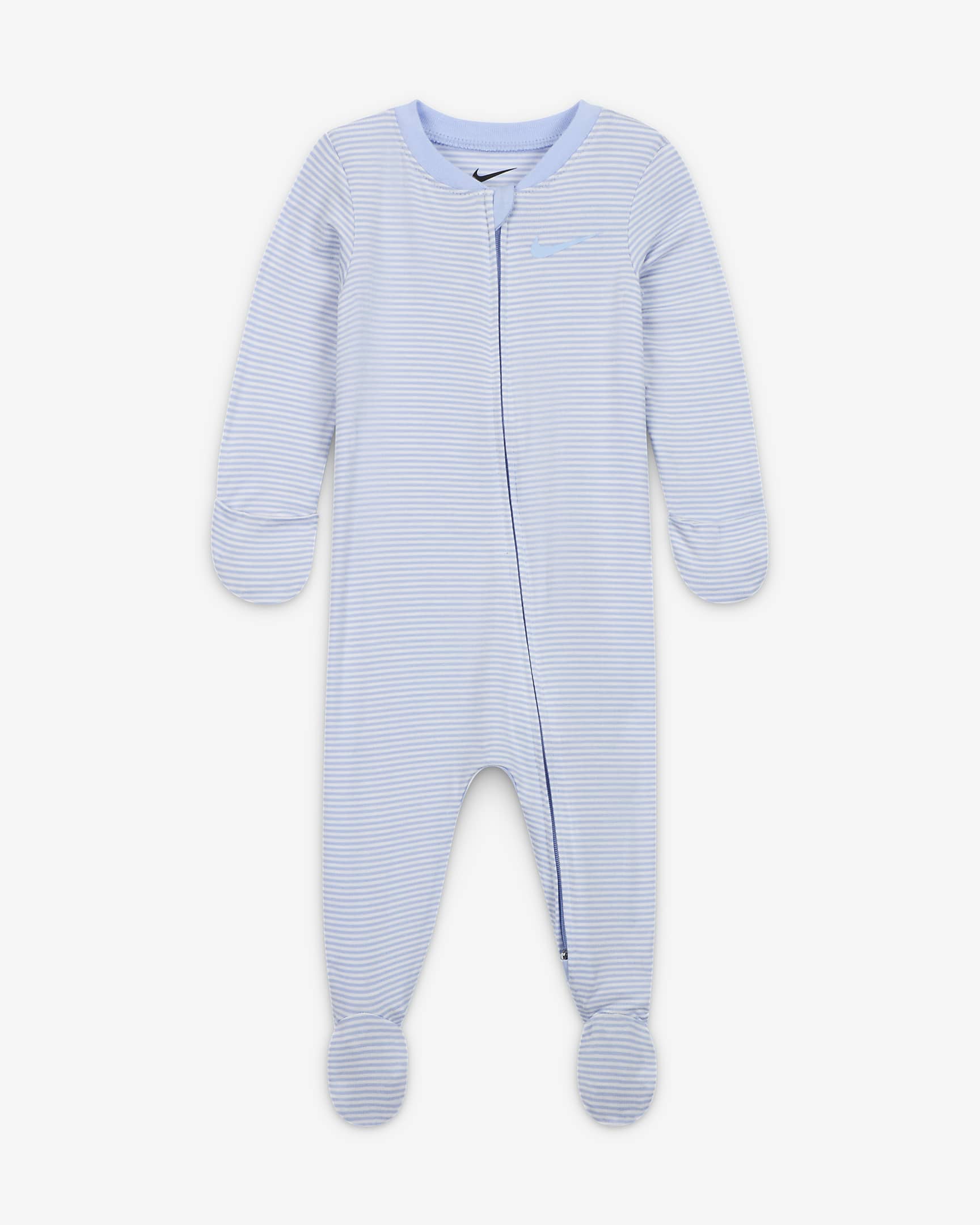 Nike Baby Essentials Baby (0-9M) Striped Footed Coverall - Cobalt Bliss