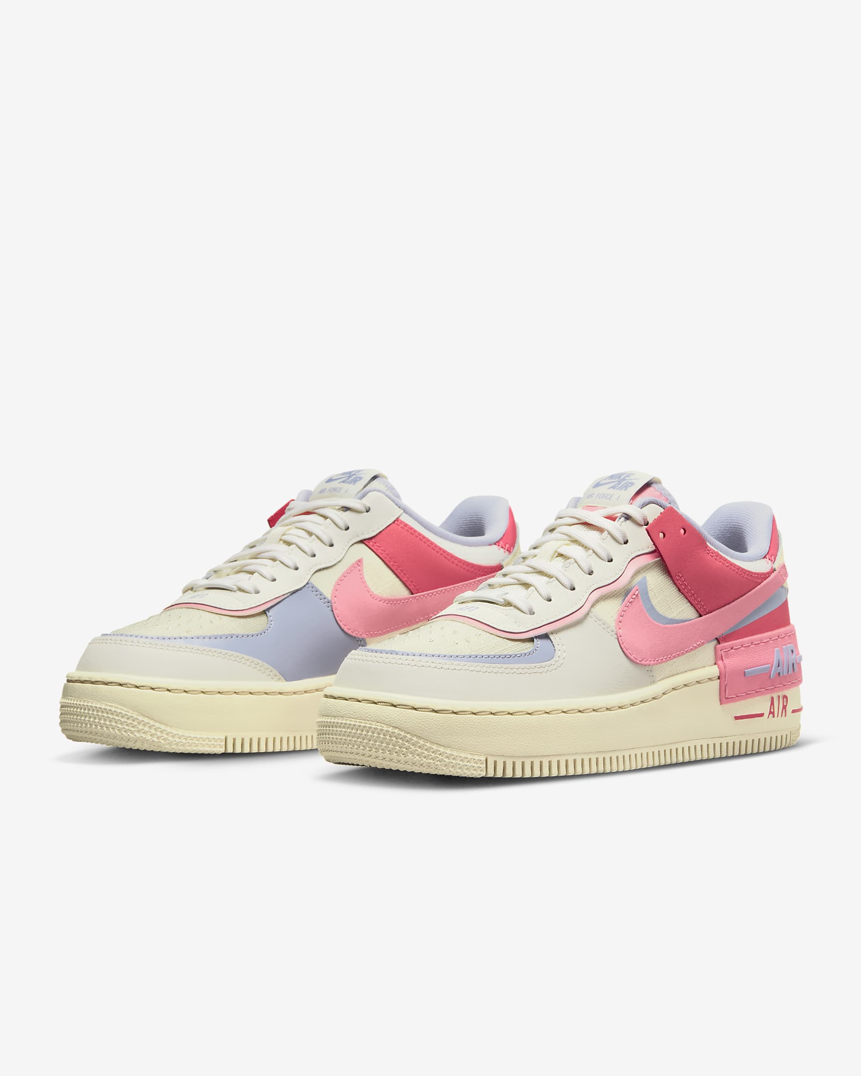 Nike Air Force 1 Shadow Women's Shoes - Sail/Sea Coral/Indigo Haze/Coral Chalk