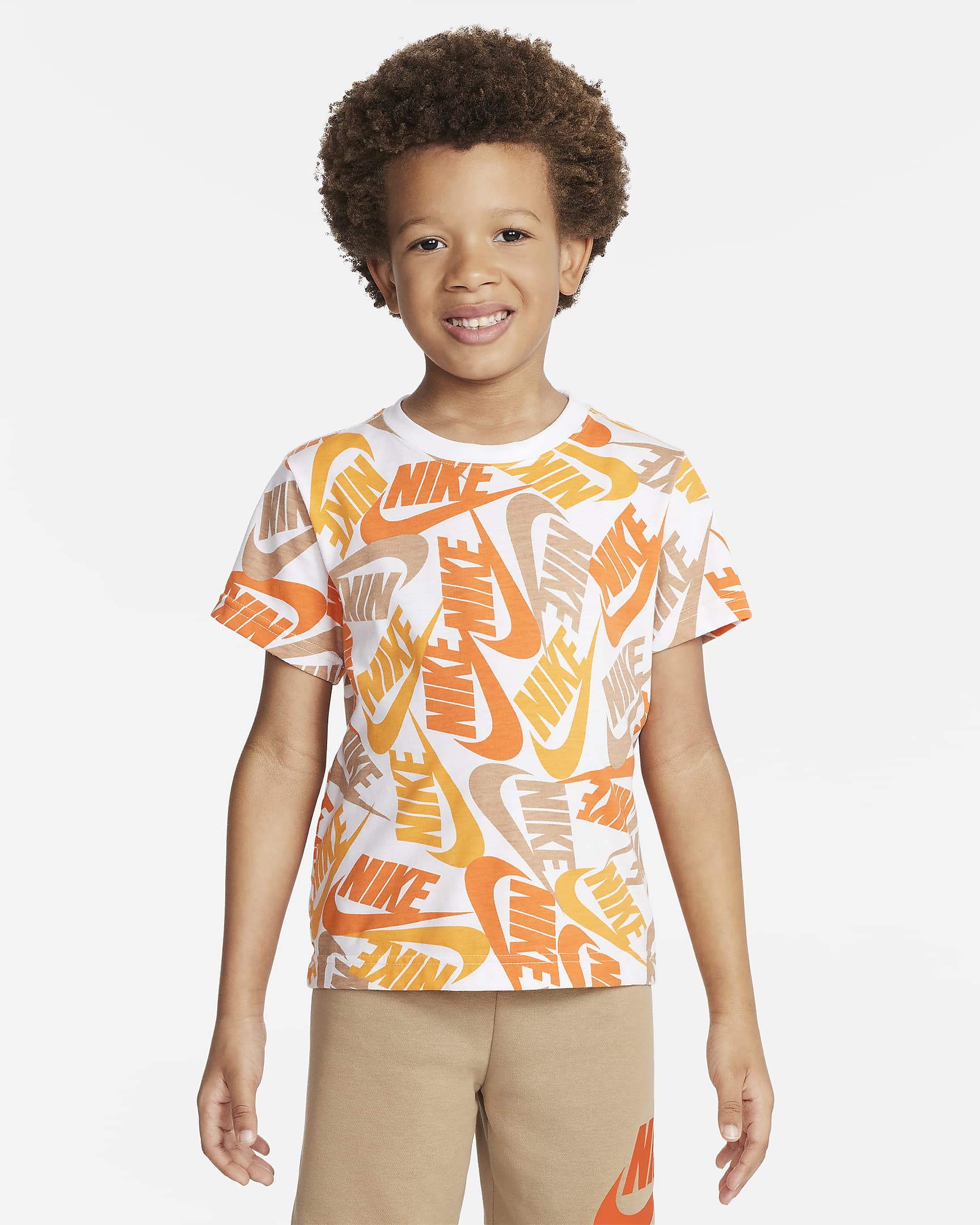 Nike Sportswear Little Kids T-Shirt and Shorts Set - Hemp