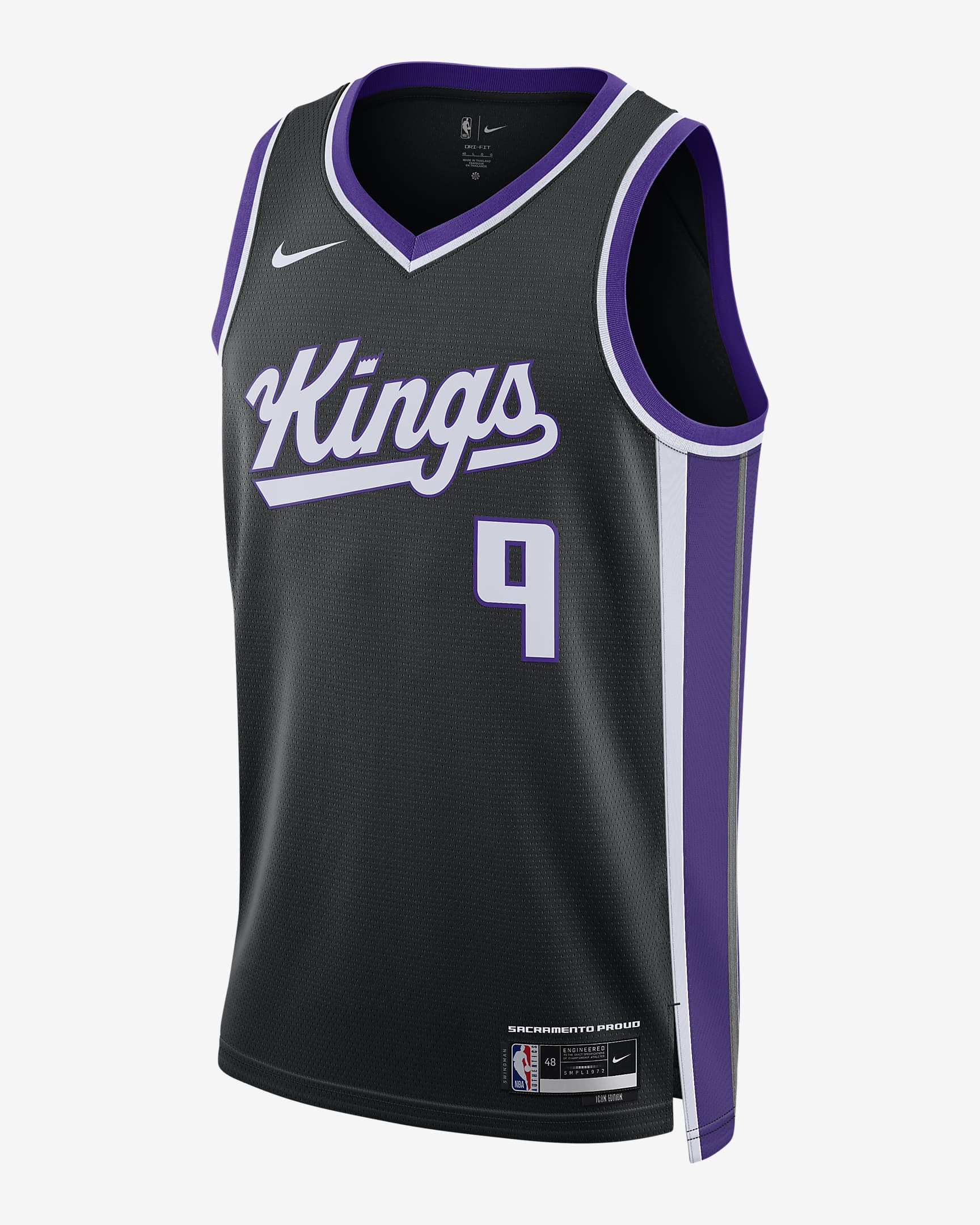 Jersey Nike Dri-Fit Swingman de la NBA Sacramento Kings 2023/24 Icon ...