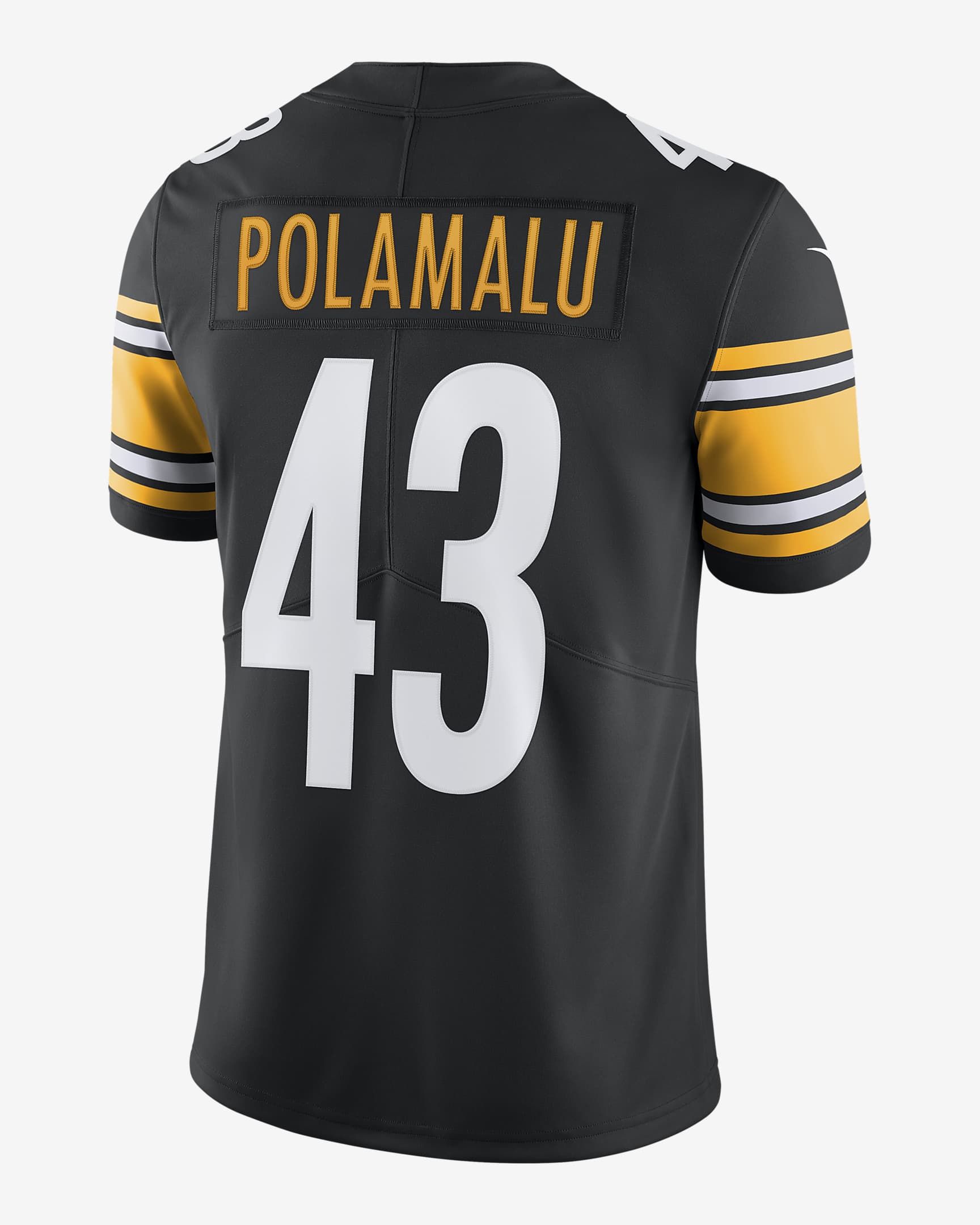 NFL Pittsburgh Steelers Nike Vapor Untouchable (Troy Polamalu) Men's Limited Football Jersey - Black