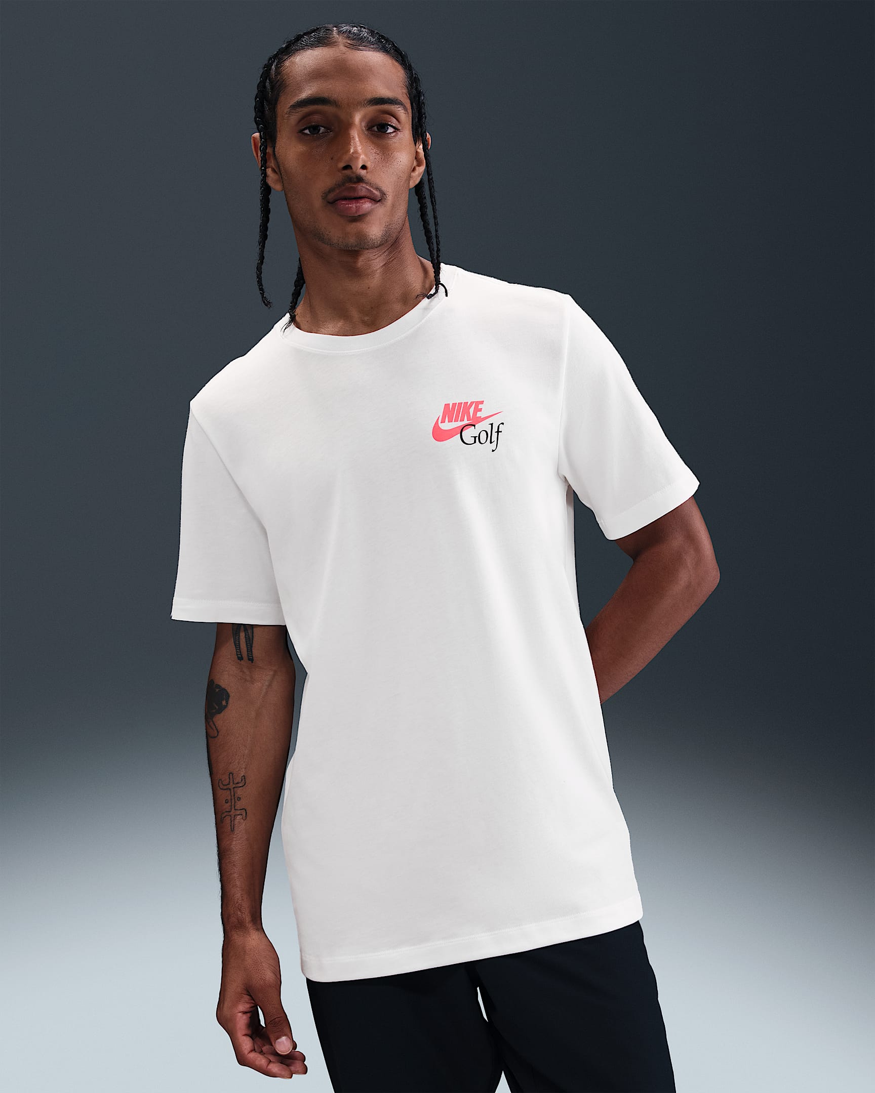 Playera de golf Nike para hombre - Blanco