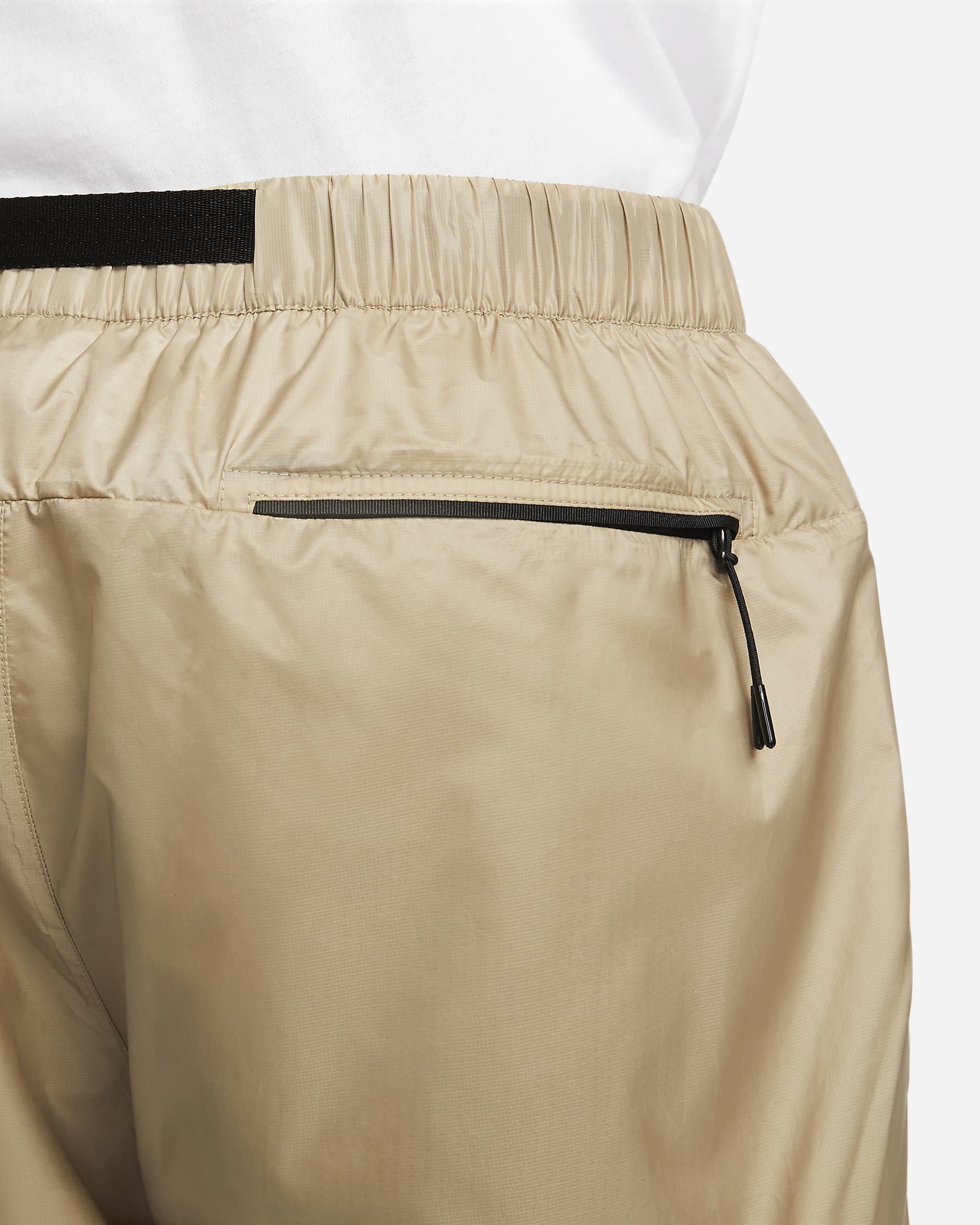 Pantalon en tissu doublé Nike Tech pour Homme - Khaki/Noir