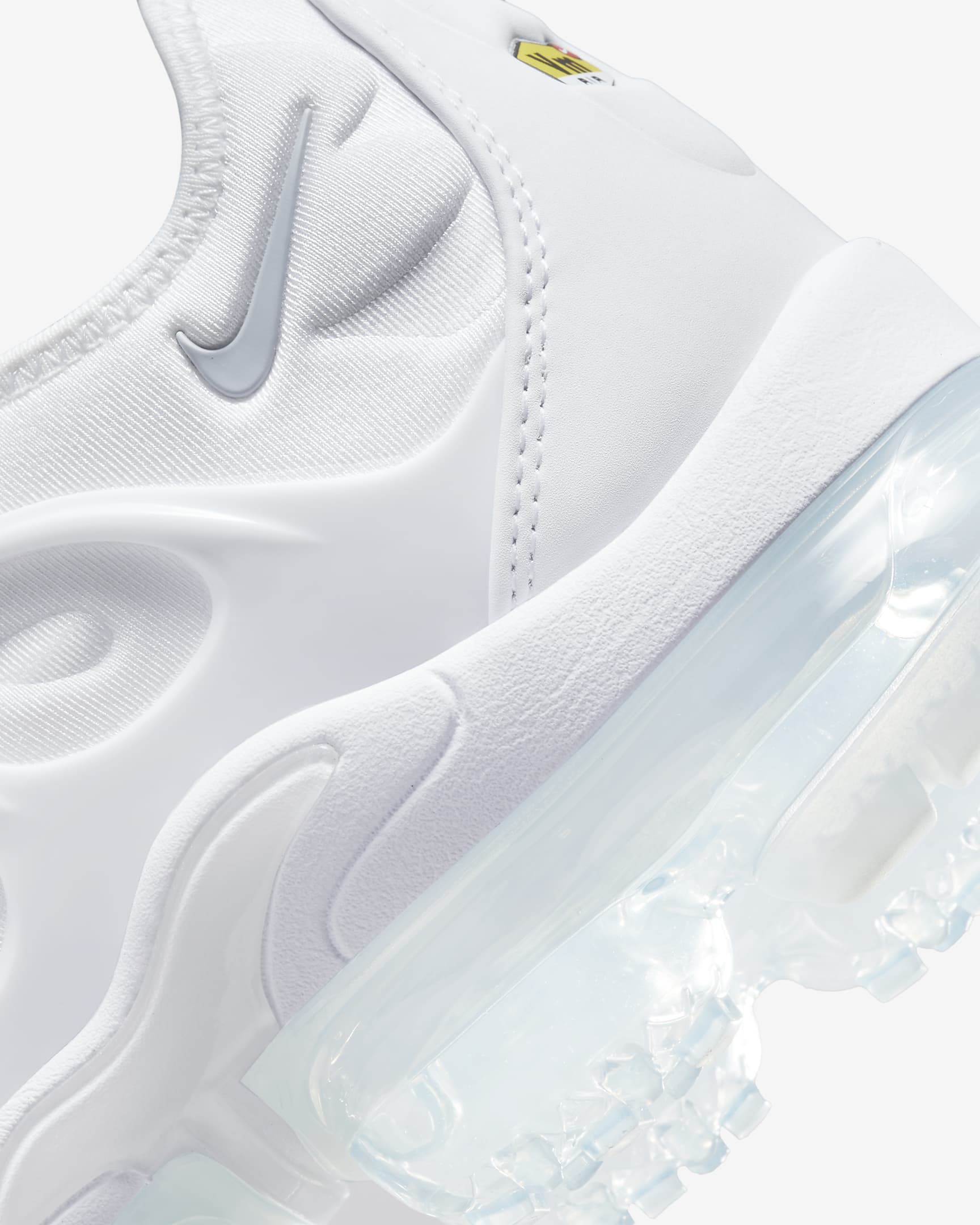 Tenis para hombre Nike Air VaporMax Plus - Blanco/Platino puro/Blanco