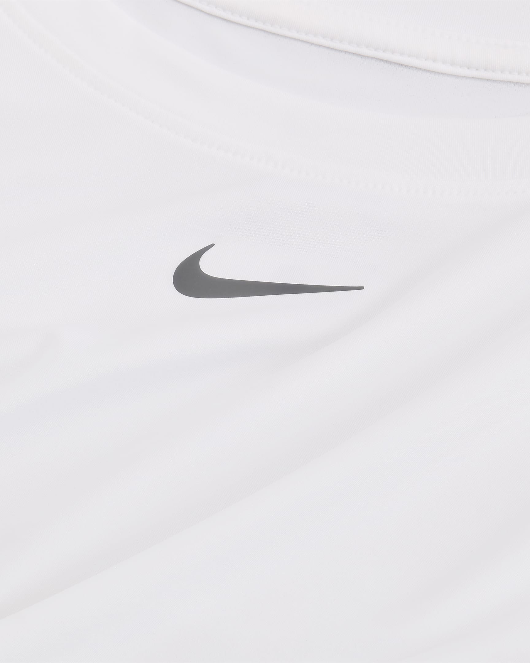 Haut à manches courtes Dri-FIT Nike One Classic pour femme - Blanc/Noir