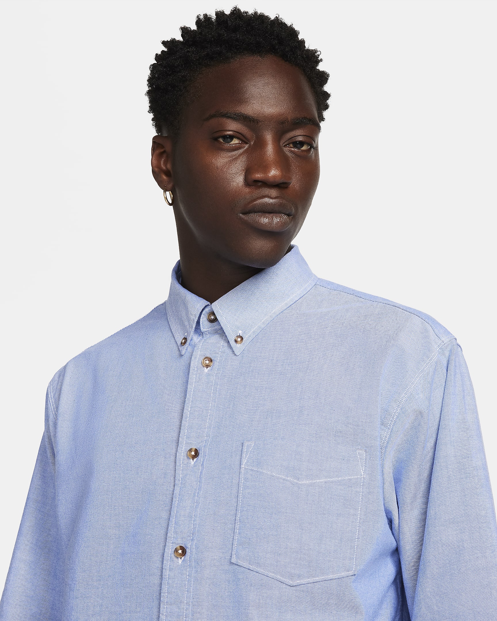 Nike Life Men's Long-Sleeve Oxford Button-Down Shirt. Nike SE