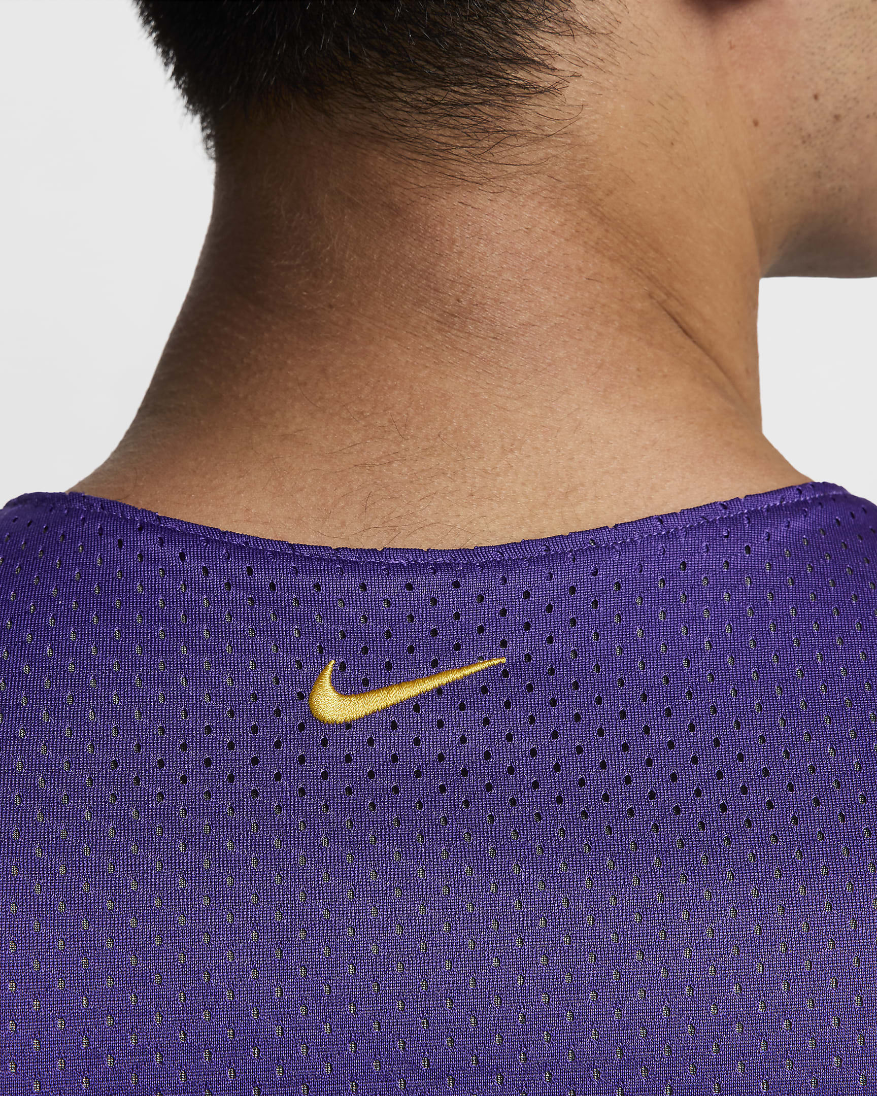 เสื้อแข่งบาสเก็ตบอลผู้ชายใส่ได้ 2 ด้าน Dri-FIT Standard Issue Kobe - ดำ/Field Purple/Amarillo