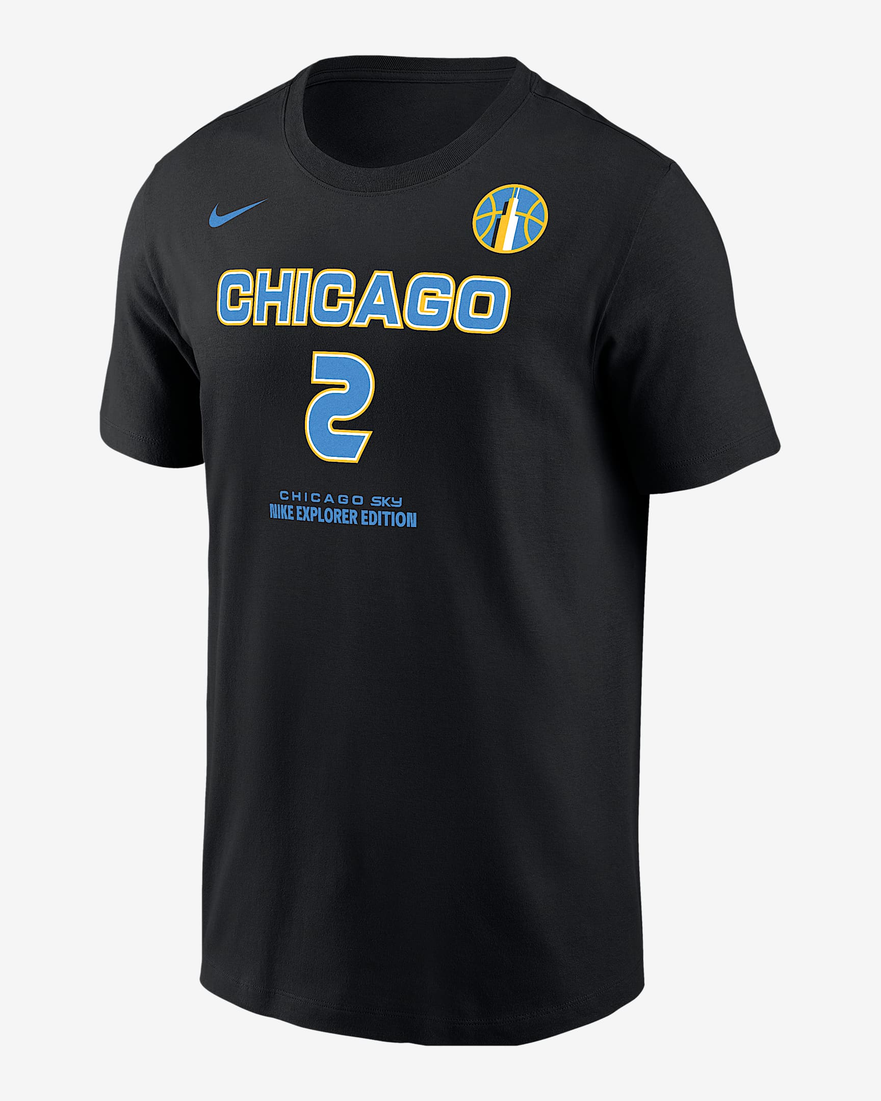 Hailey Van Lith Chicago Sky Men's Nike WNBA T-Shirt - Black