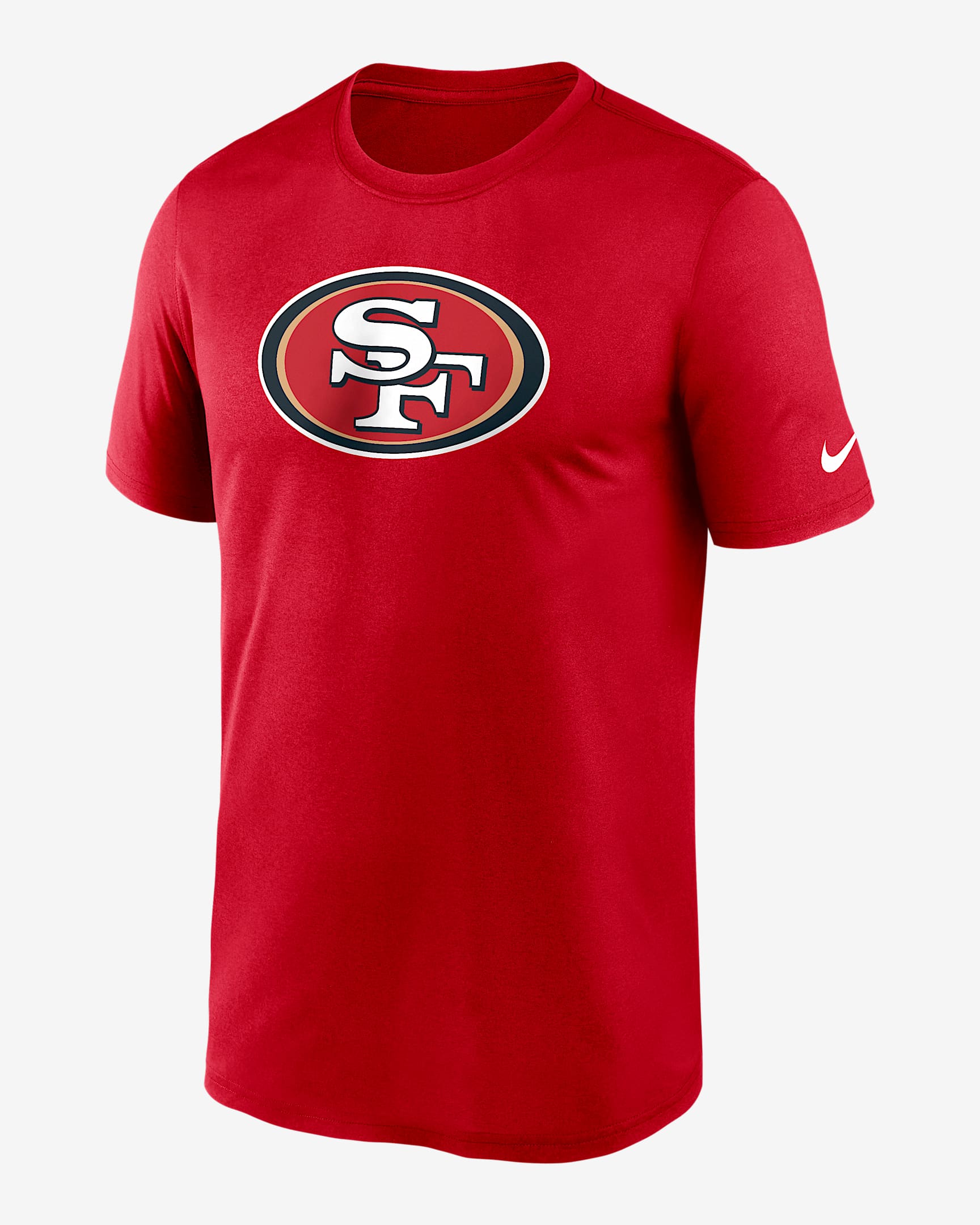 San Francisco 49ers Legend Logo Men's Nike Dri-FIT NFL T-Shirt - Scarlet