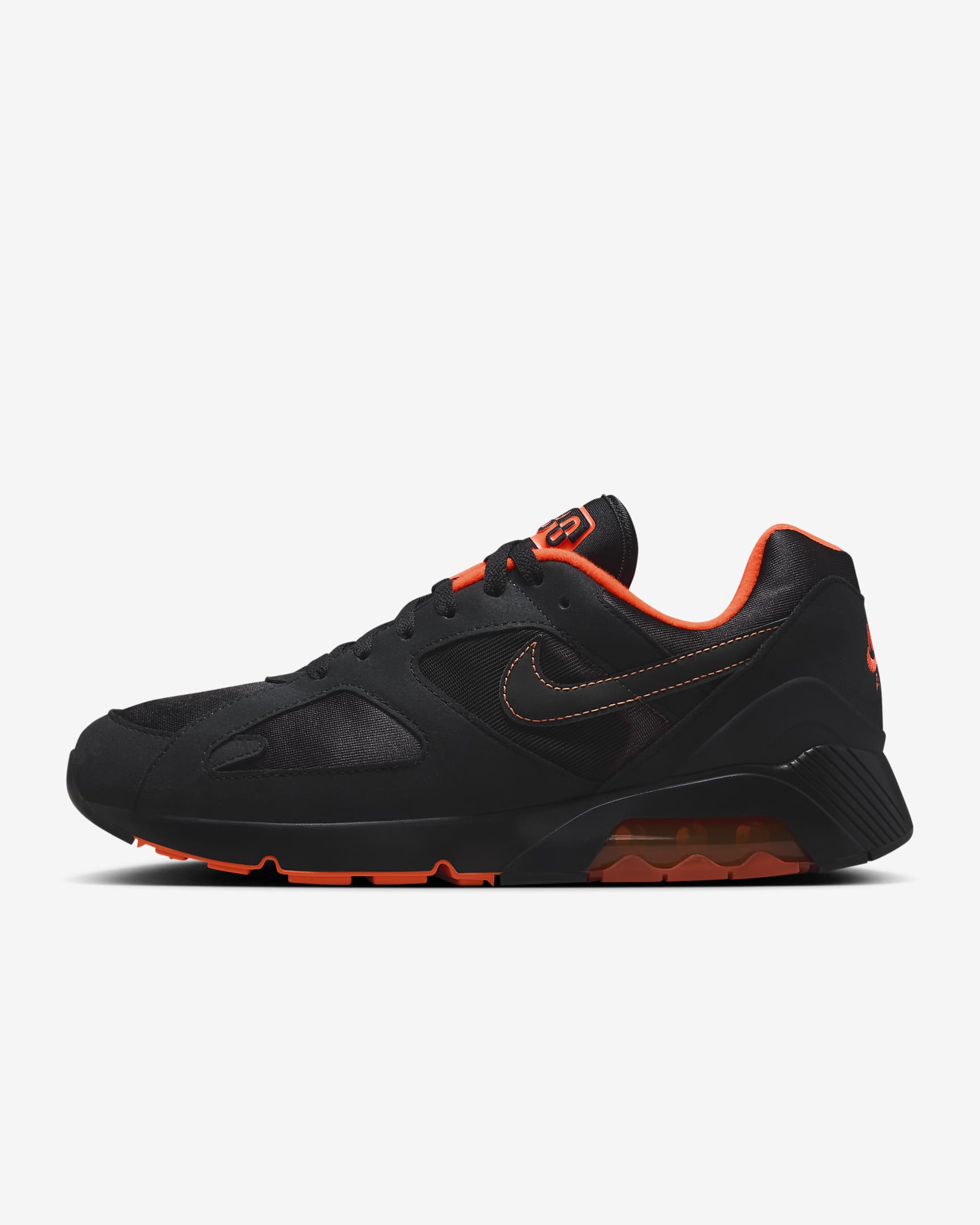 Nike Air 180 Men's Shoes - Black/Hyper Crimson/Black