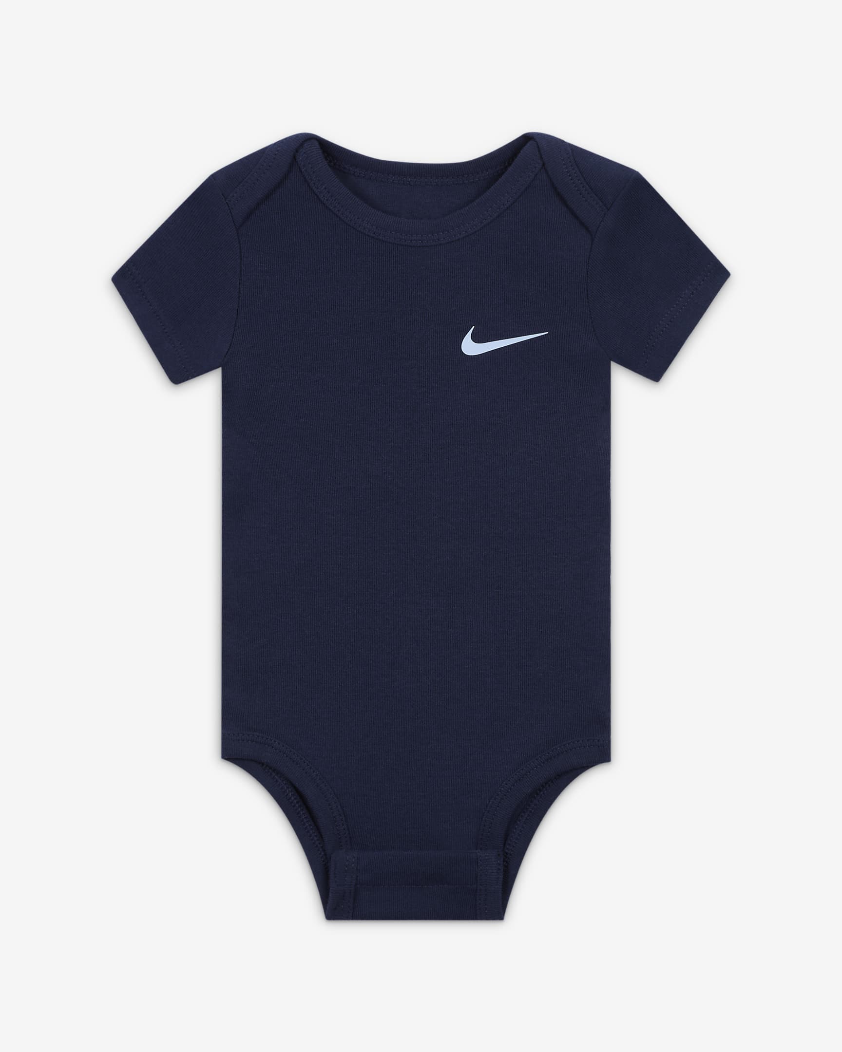 Paquete de tres bodys para bebé (0-9 M) Nike Baby Essentials - Multicolor/Cobalto felicidad