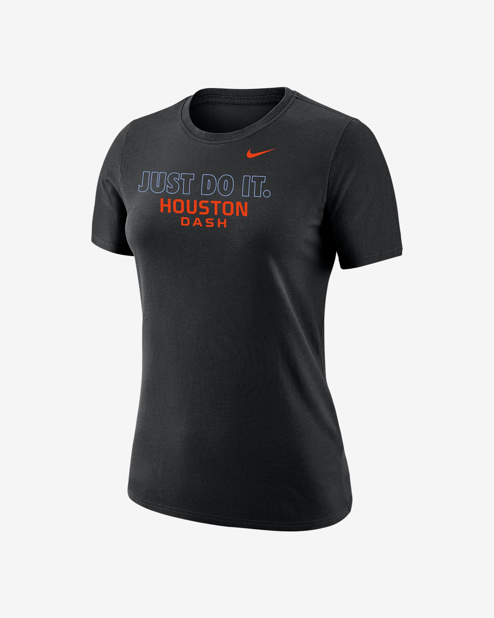 Playera de fútbol Nike para mujer Houston Dash - Negro