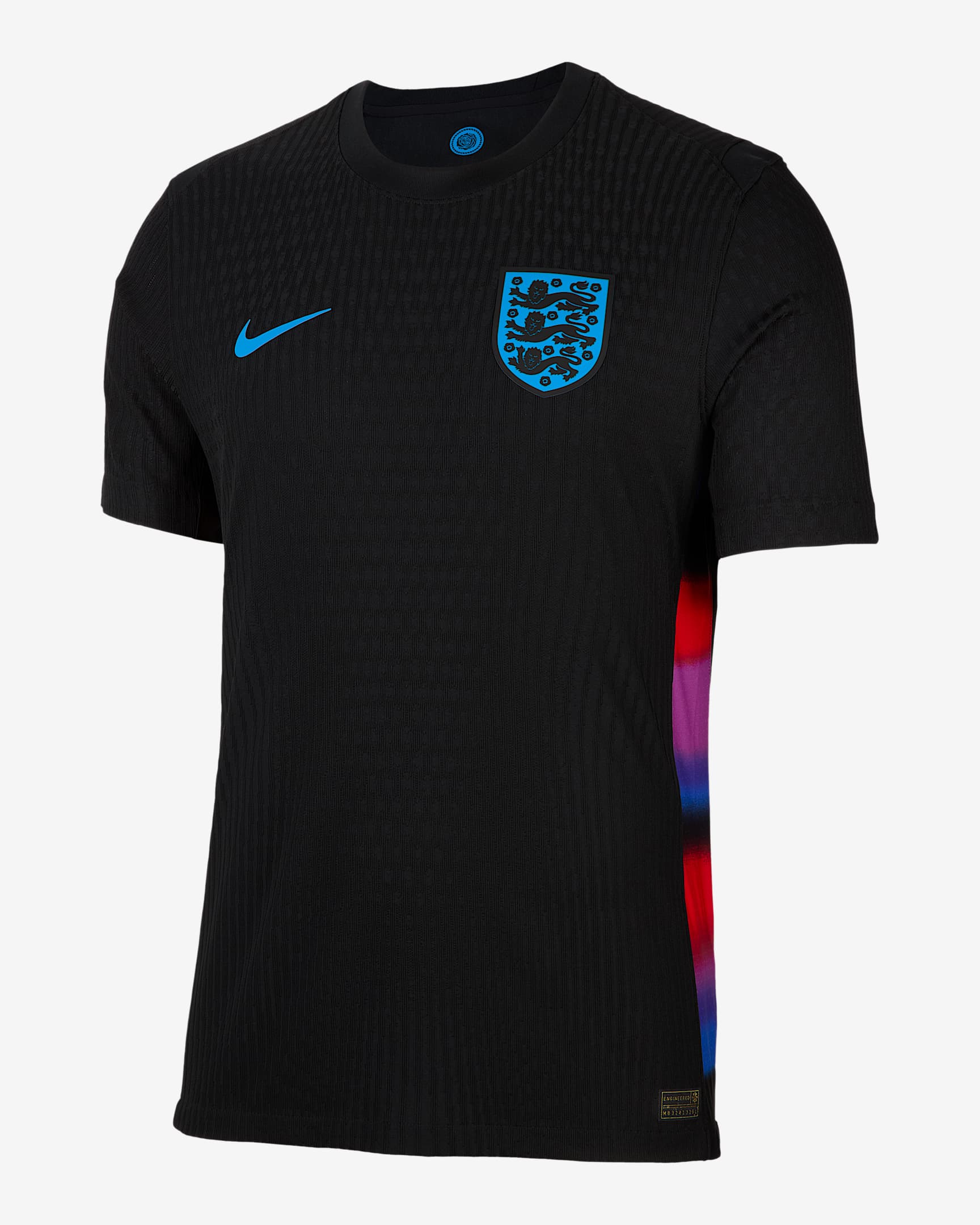 Fotbollströja England 2025 Match (bortaställ, kvinnor) Nike Dri-FIT ADV Authentic för män - Svart/Light Photo Blue