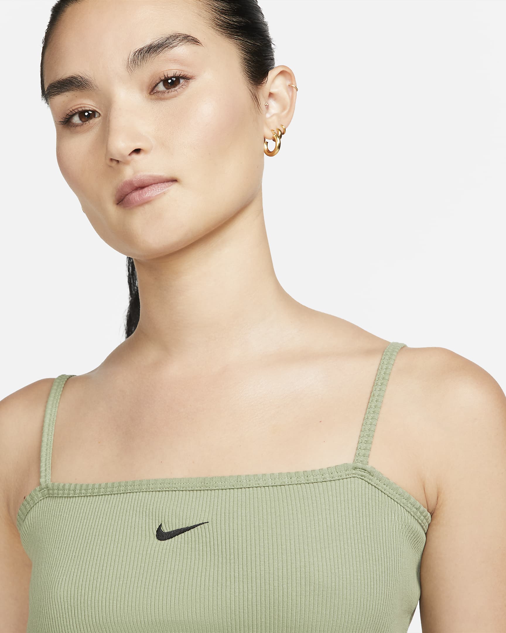 Nike Sportswear Essential Women S Ribbed Crop Top Nike Vn