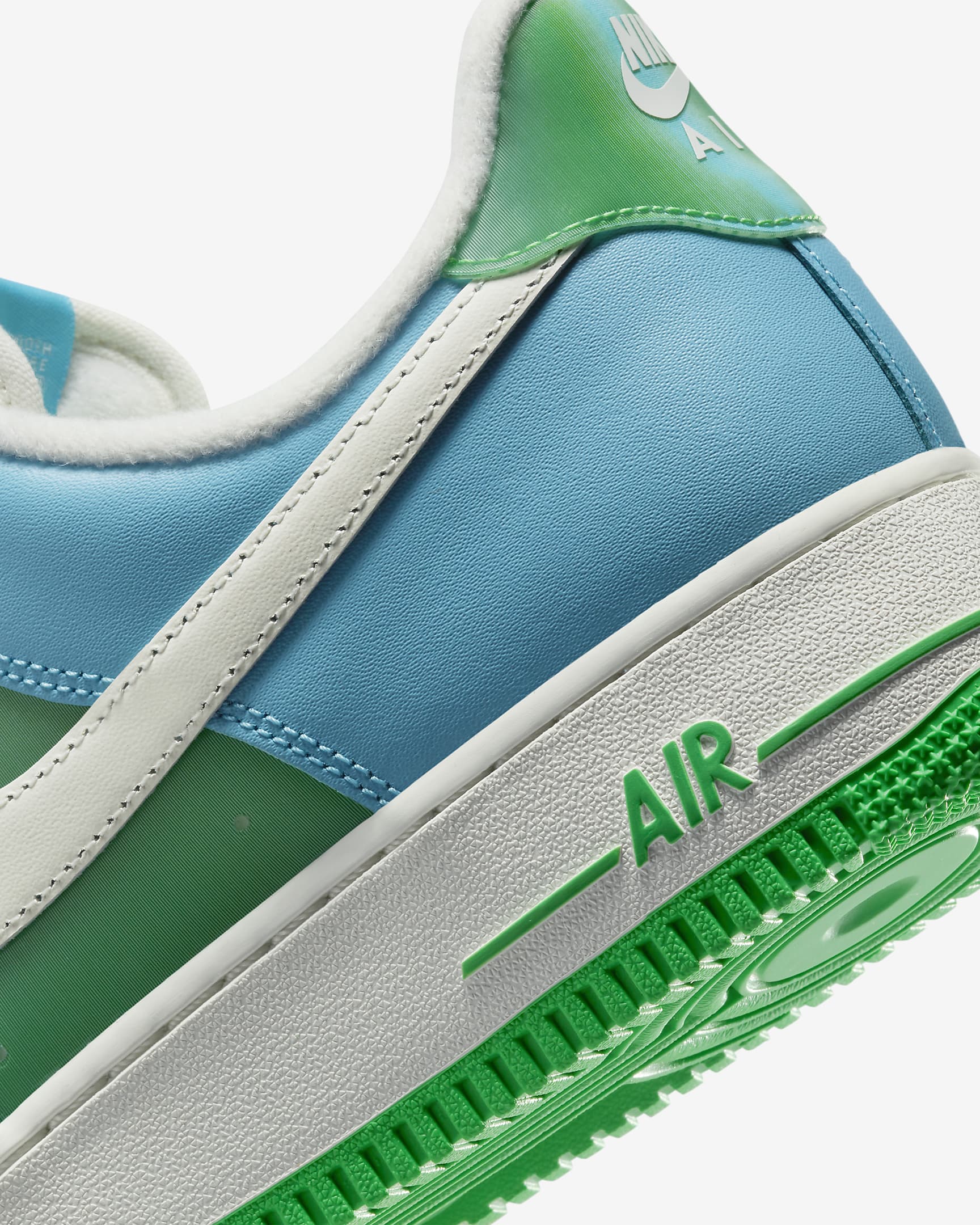 Nike Air Force 1 '07 Men's Shoes - Aquarius Blue/Green Shock/Vapor Green/Sail