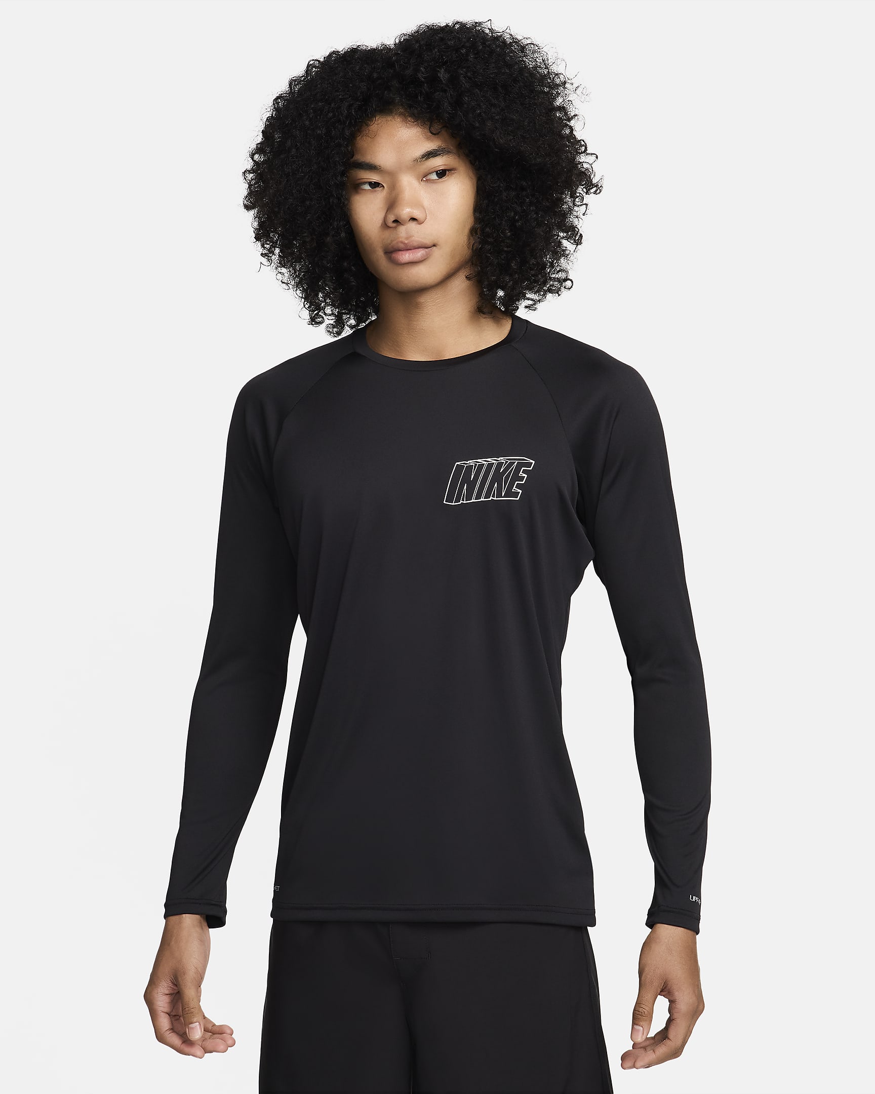 Nike Swim Men's Long-Sleeve Hydroguard - Black