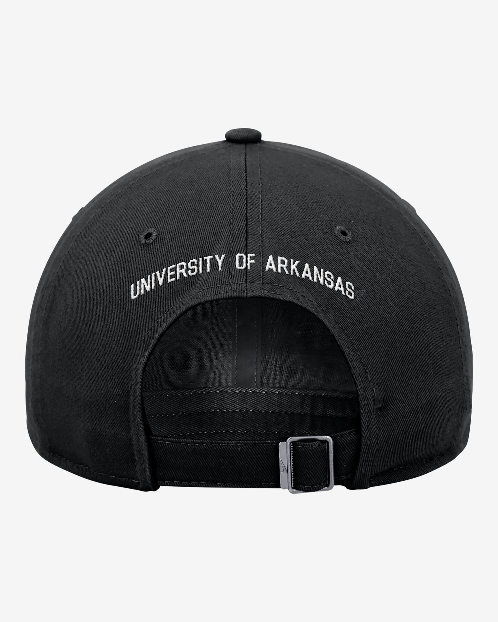 Gorra universitaria Nike Arkansas - Negro