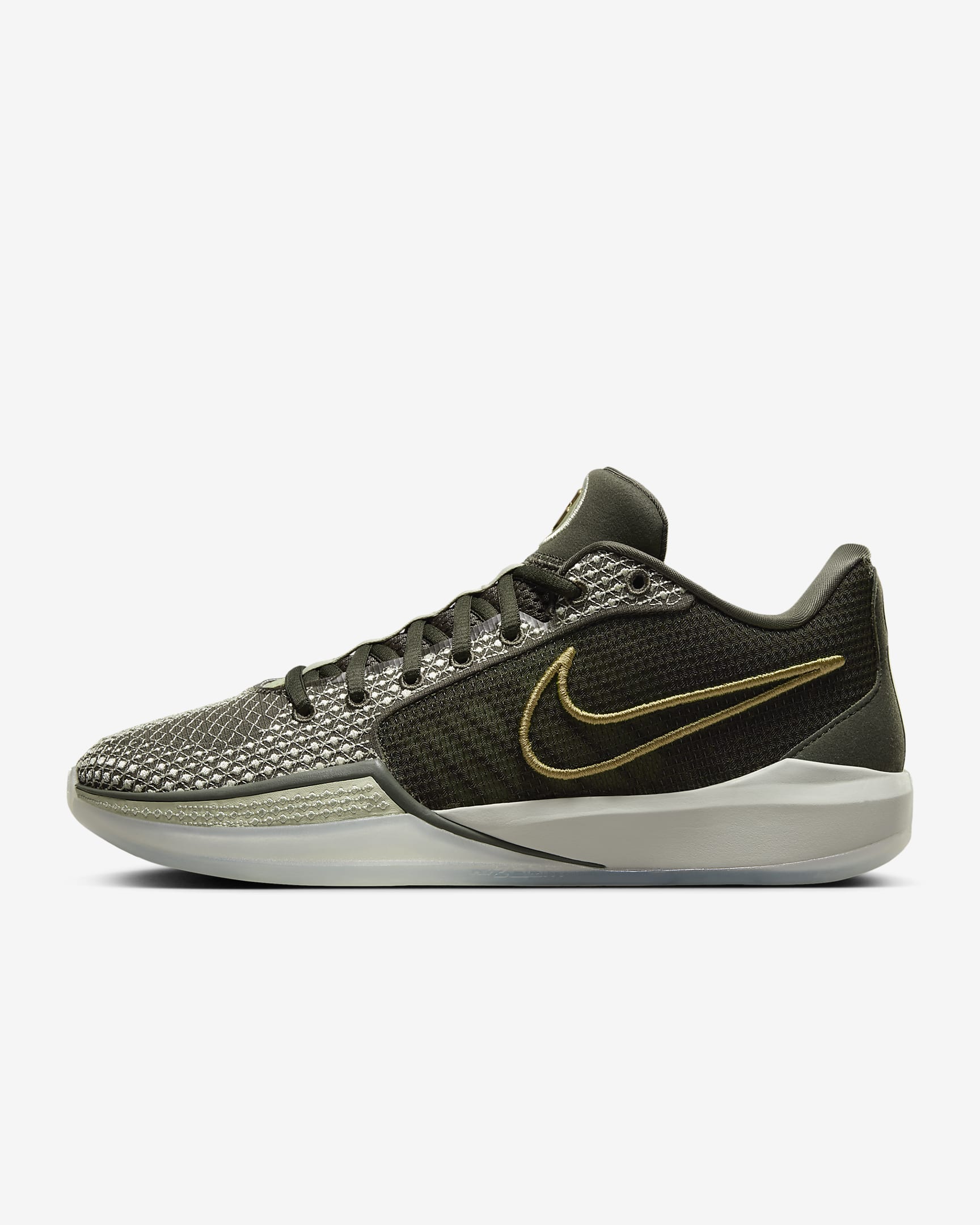 Sabrina 1 'Dedication' EP Basketball Shoes - Cargo Khaki/Olive Aura/Metallic Gold