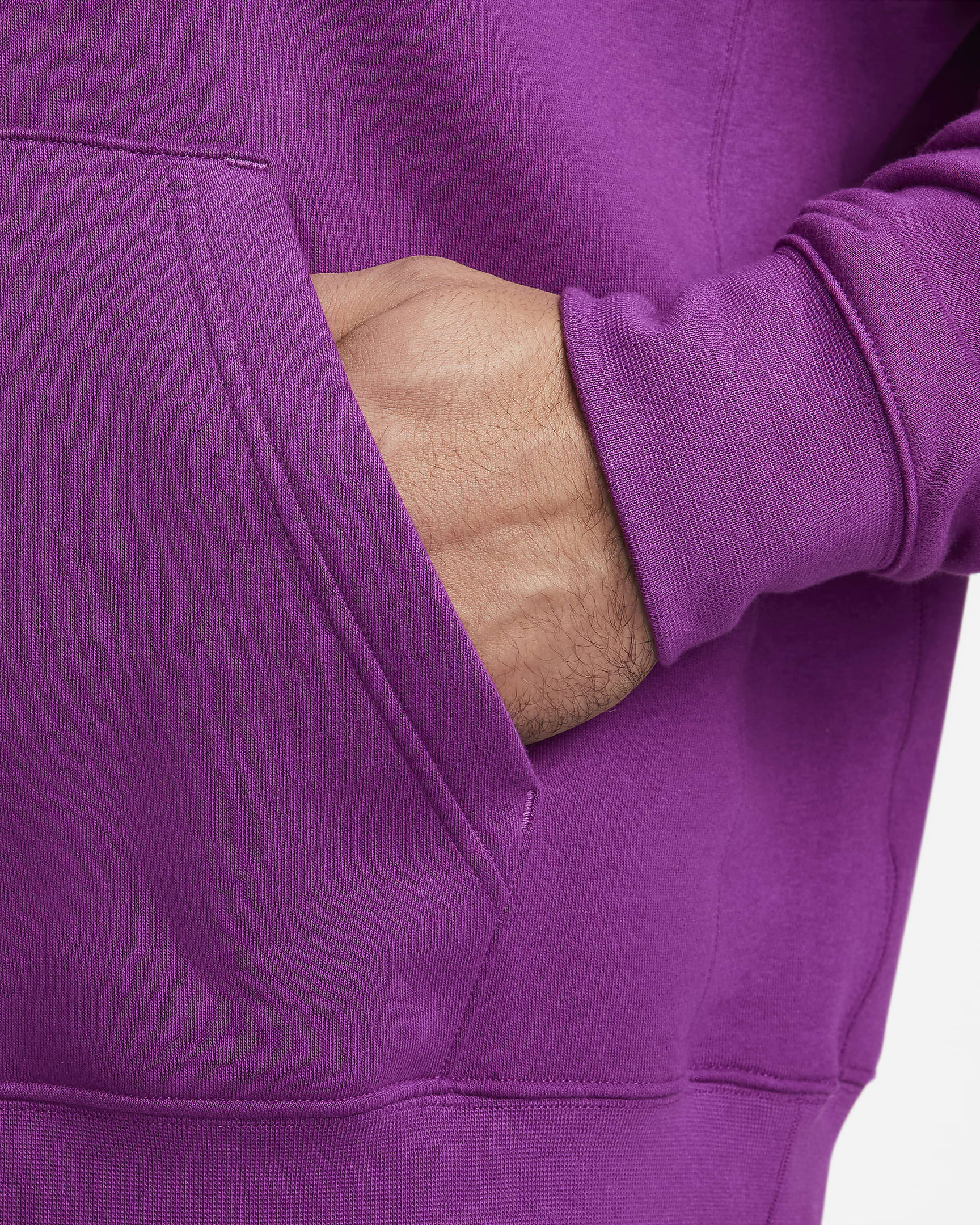 Nike Sportswear Club Fleece Hoodie - Viotech/Viotech/Weiß