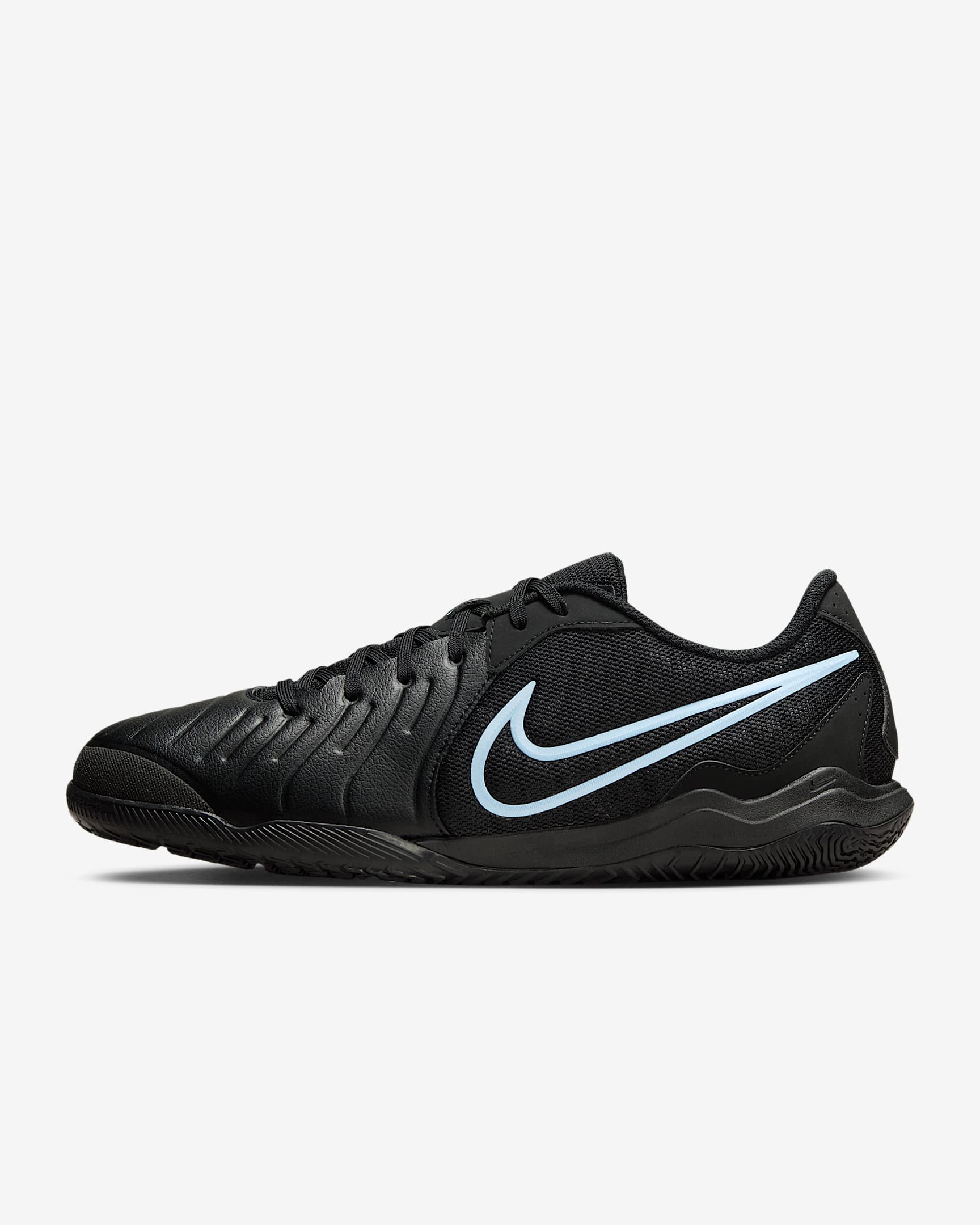Nike Tiempo Legend 10 Academy-fodboldsko (low-top) til indendørs brug - sort/sort