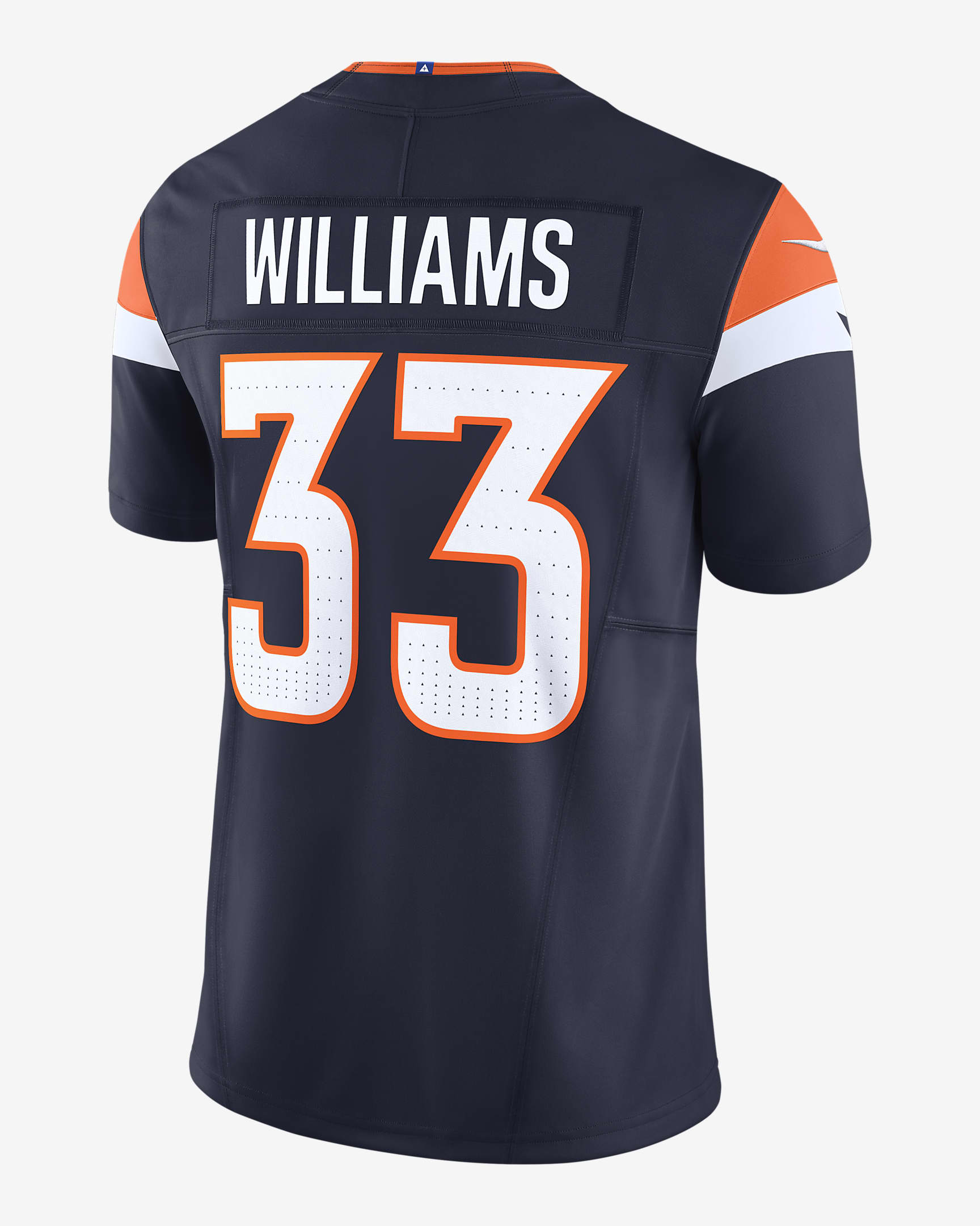 Javonte Williams Denver Broncos Men's Nike Dri-FIT NFL Limited Football Jersey - Navy