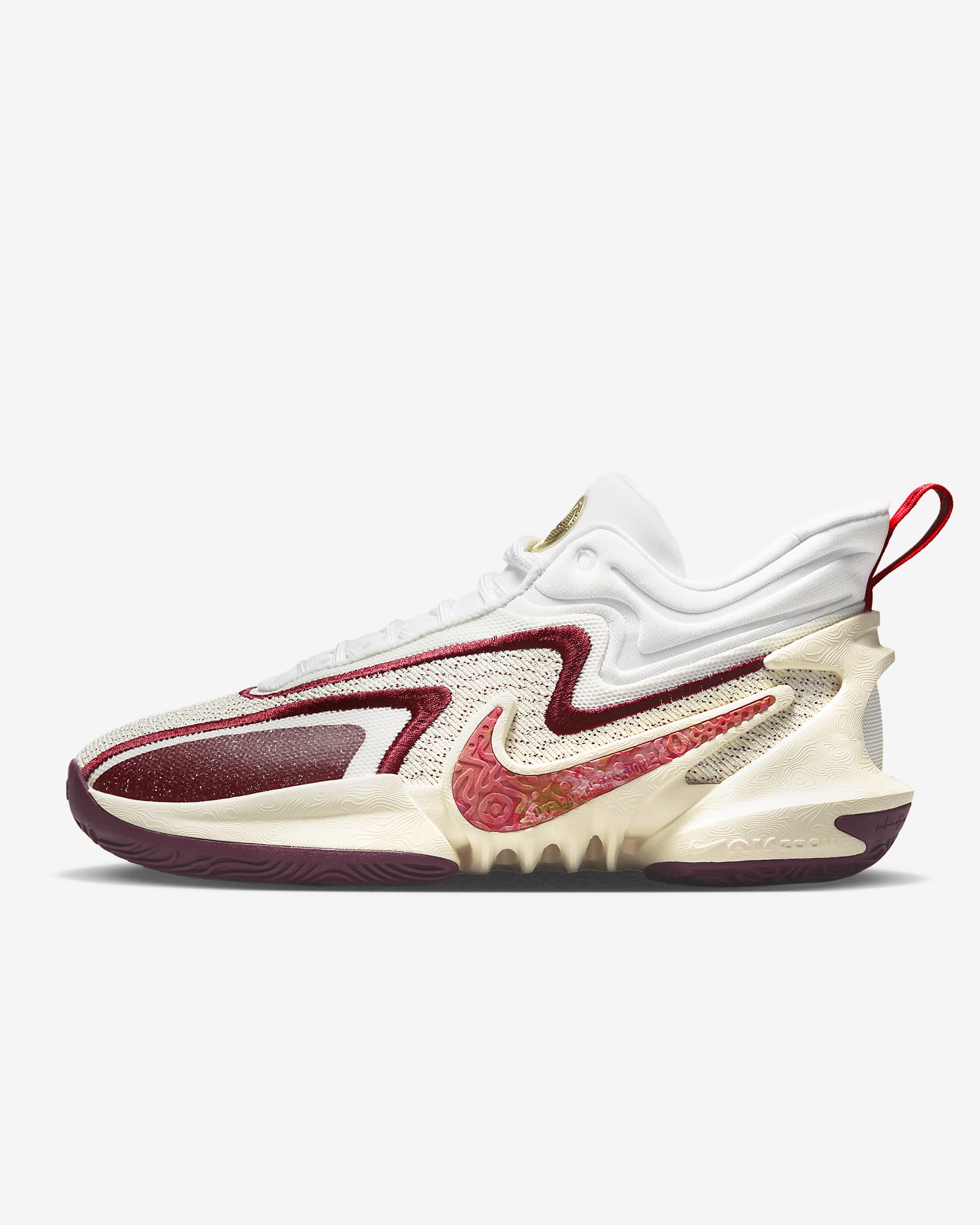 Nike Cosmic Unity 2 Basketball Shoes - Coconut Milk/Summit White/University Red/Team Red