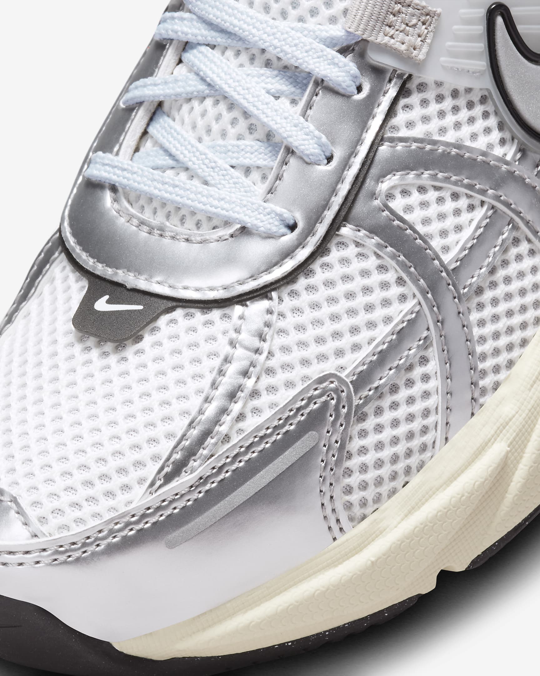 Nike V2K Run Shoes - Summit White/Pure Platinum/Light Iron Ore/Metallic Silver