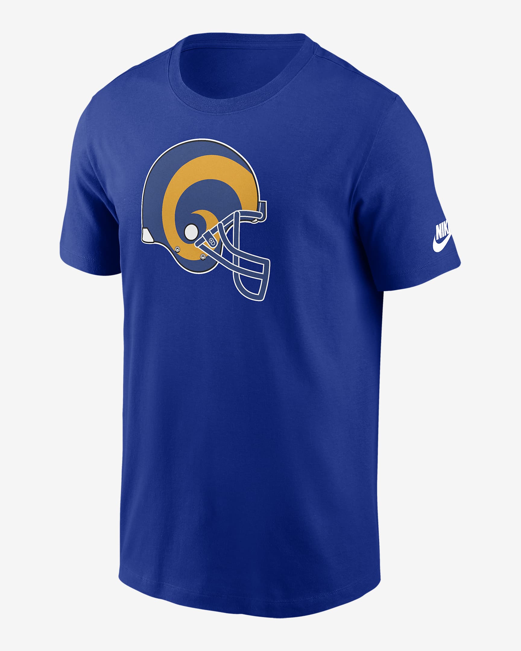 Los Angeles Rams Rewind Logo Essential Men's Nike NFL T-Shirt - Royal