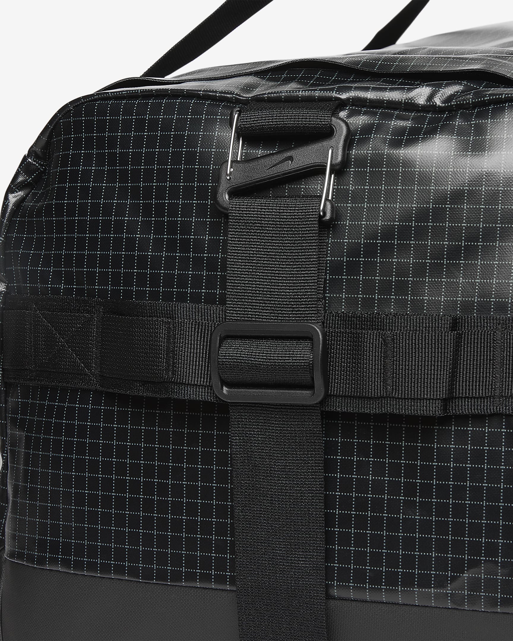 Nike Hike Duffel Bag (50L) - Black/Black/Light Smoke Grey