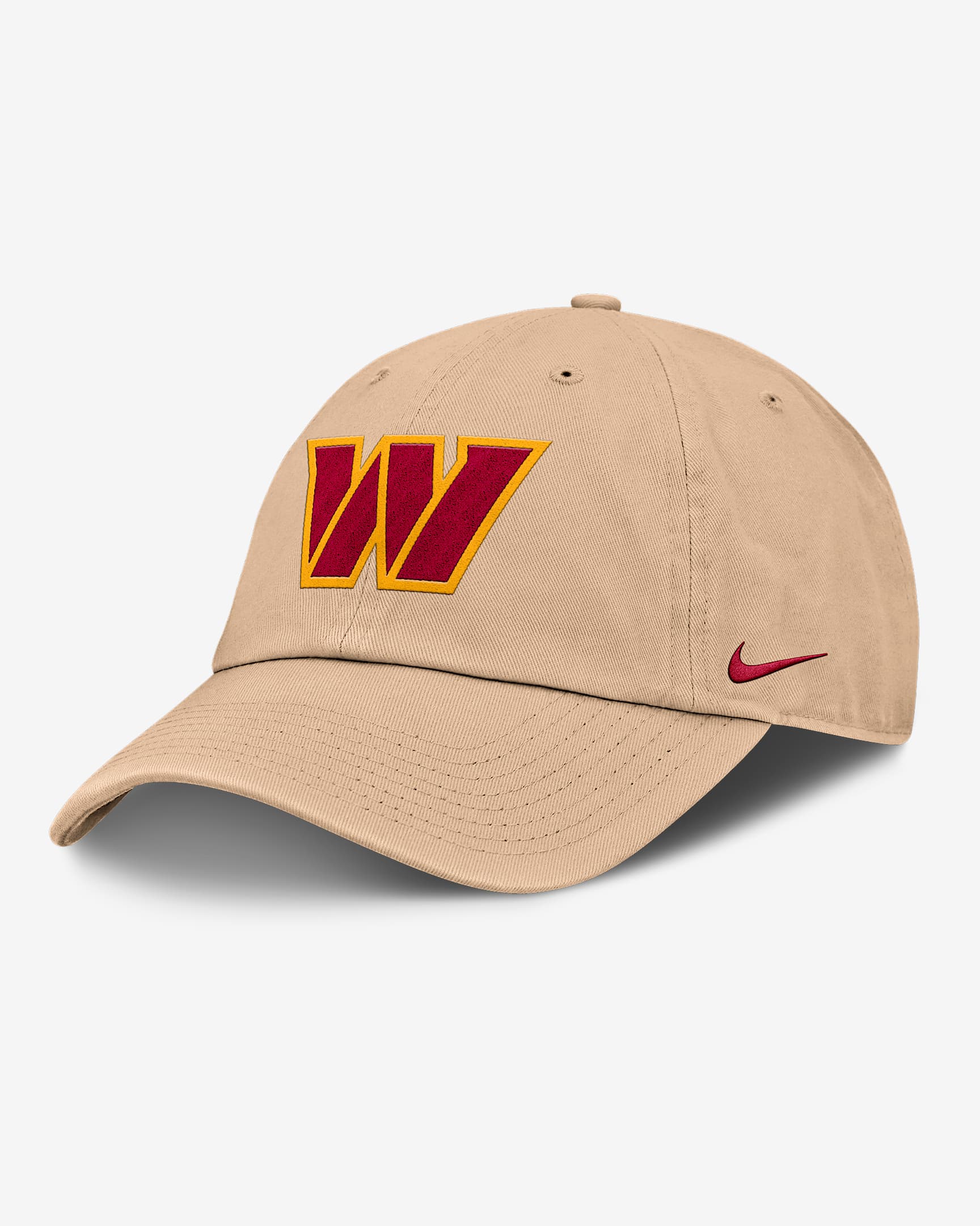 Gorra ajustable Nike de la NFL para hombre Washington Commanders Club - Desierto