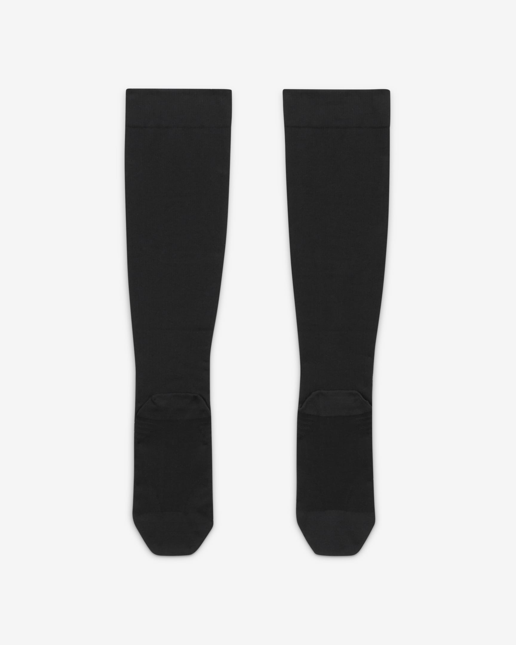 Nike Spark Lightweight Over-The-Calf Compression Running Socks - Black/Reflect Silver