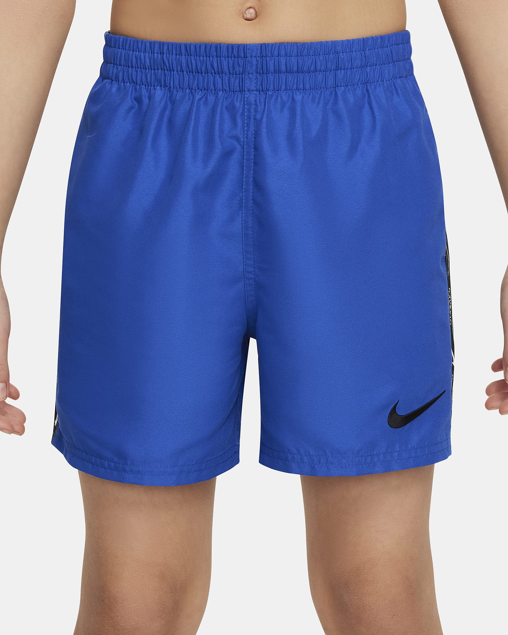 Nike-Volley-badeshorts (10 cm) til større børn (drenge) - Game Royal/sort