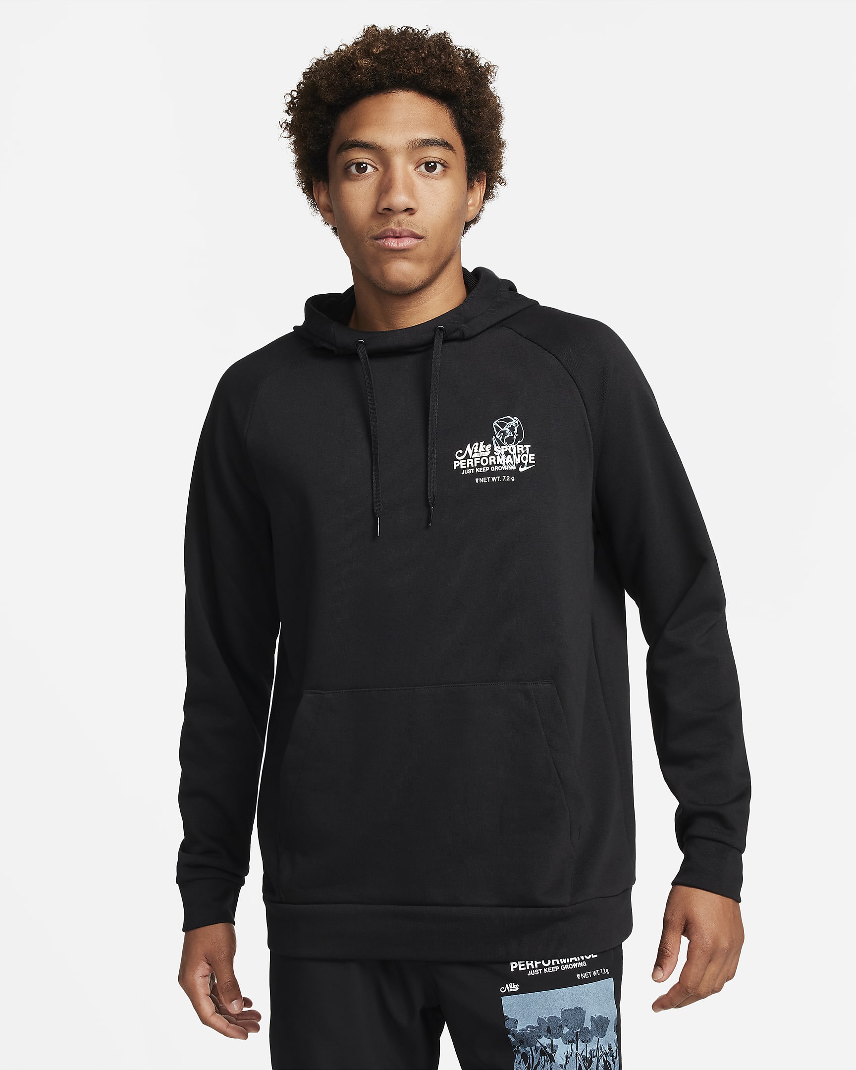 Nike Men's Dri-FIT Hooded Fitness Pullover. Nike.com