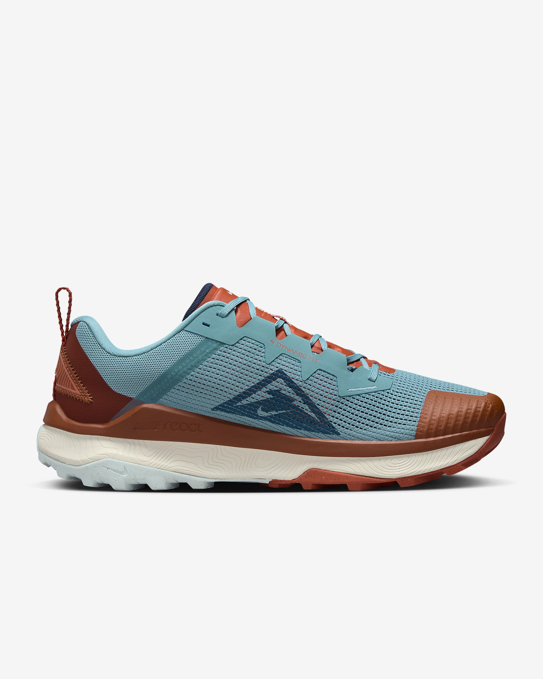 Nike Wildhorse 8 Traillaufschuh für Herren - Denim Turquoise/Dark Russet/Vintage Coral/Midnight Navy